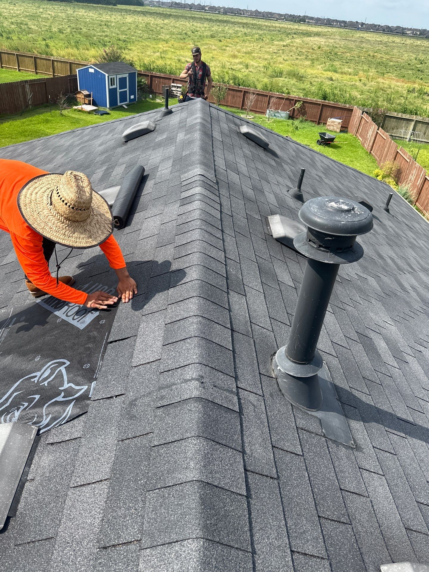 Residential Roofing Repair using Owen's Corning Duration (Lifetime) Shingles by Roof Repair Company