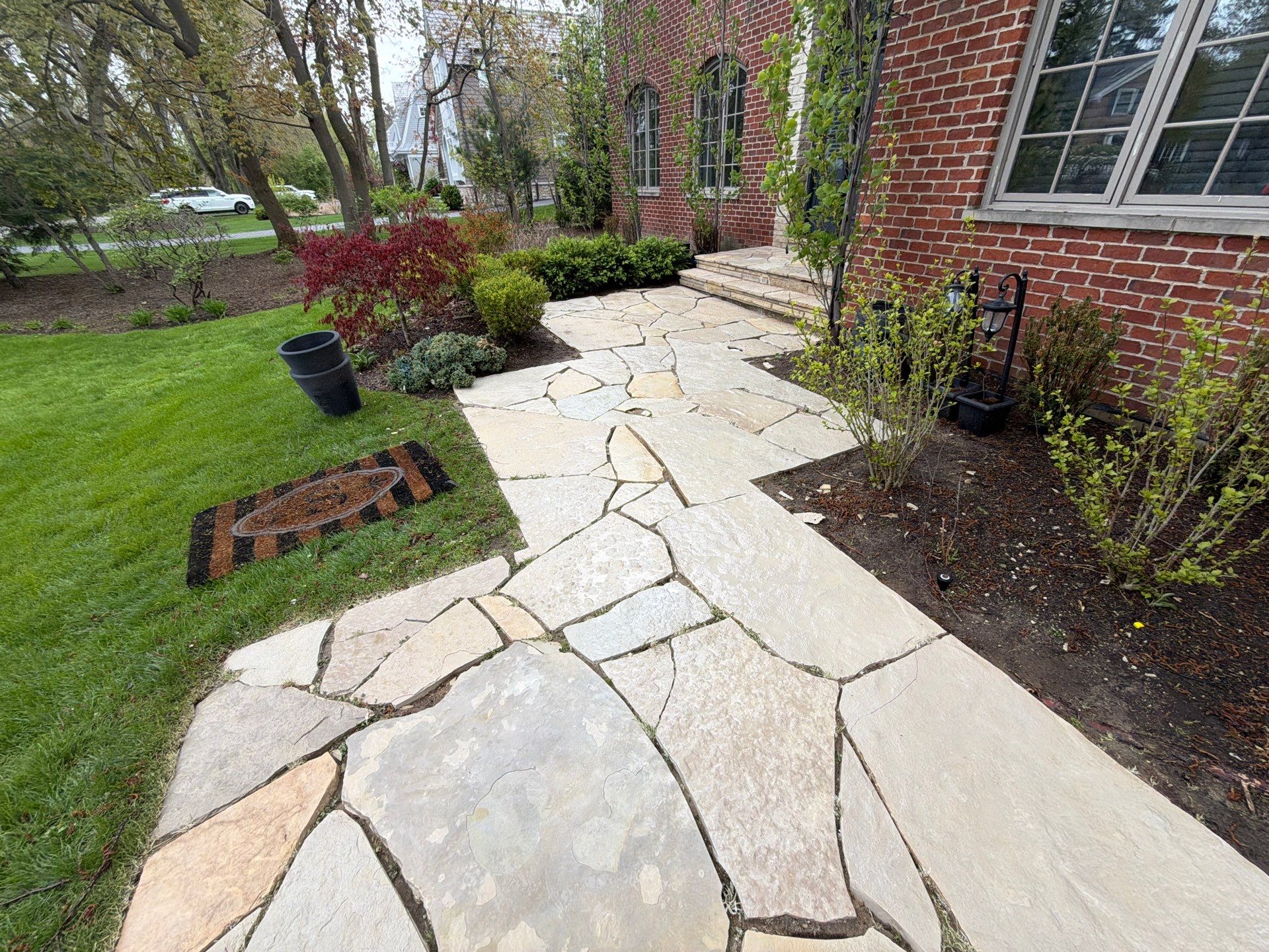 Exterior Stone and Concrete Surface Cleaning by Northern Power Washing LLC.