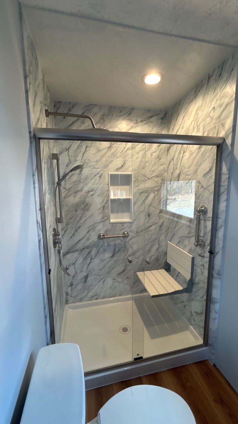 Shower: Stall to Walk-In by BathPlanet SW Virginia