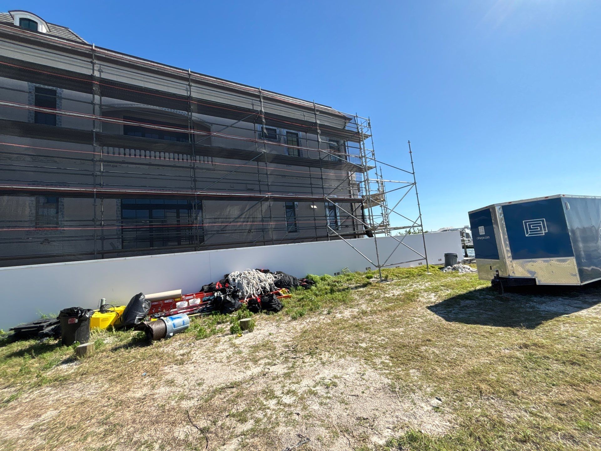 Gutter Installation using Half Round Seamless Gutters in Tampa FL by Gutter Professors