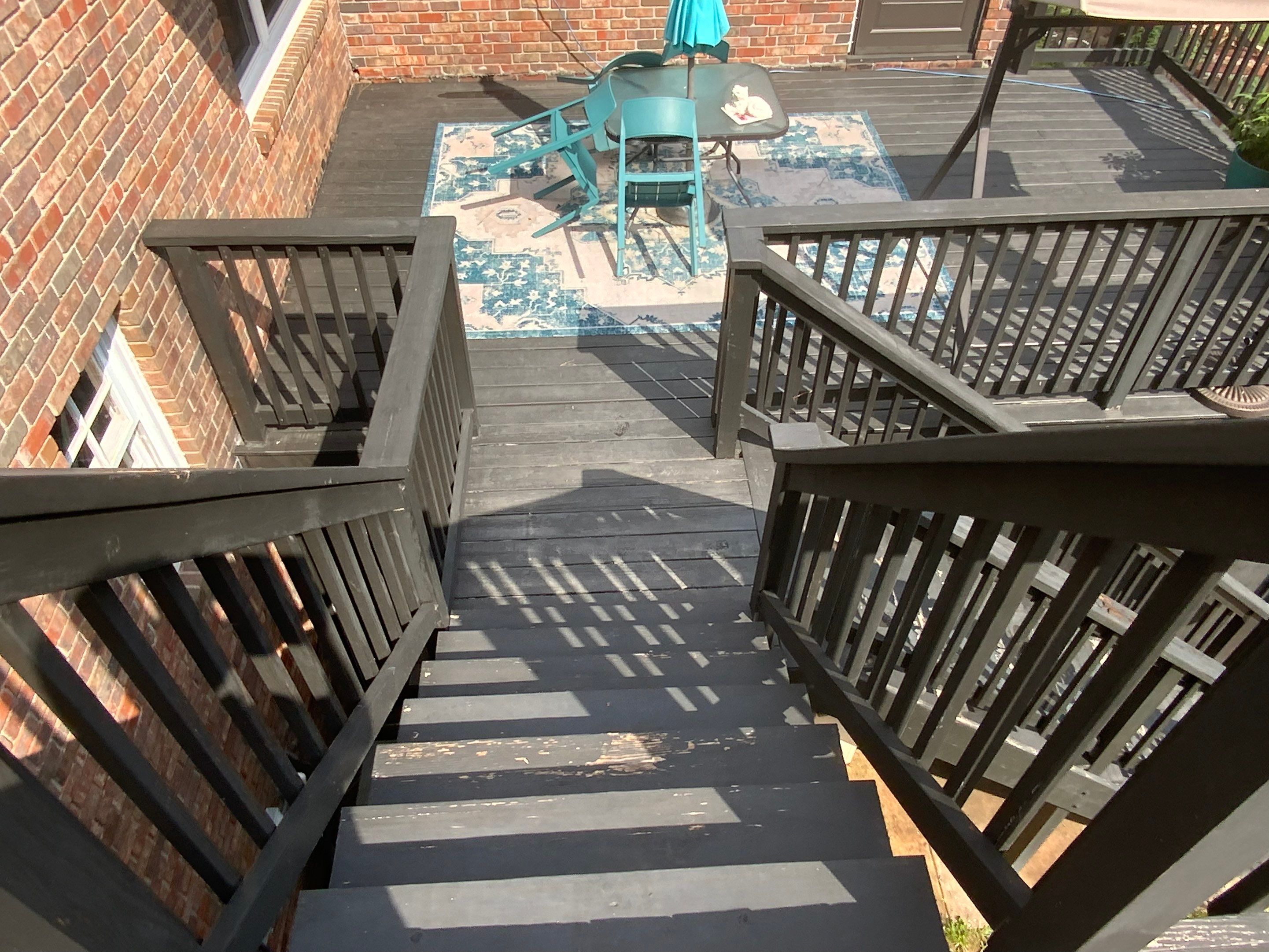 Full Exterior Trim Painting and Multi-Level Deck Staining by Swift Home Renovations