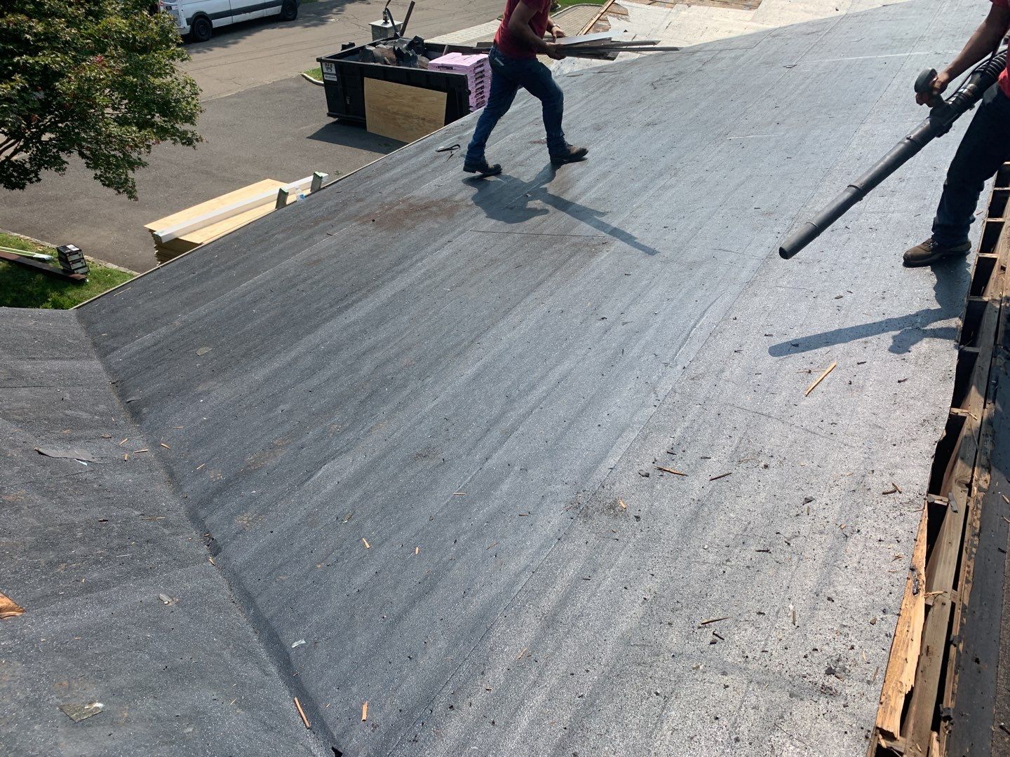 Residential Roofing Installation using Owens Corning Duration Brownwood by A Plus Exterior