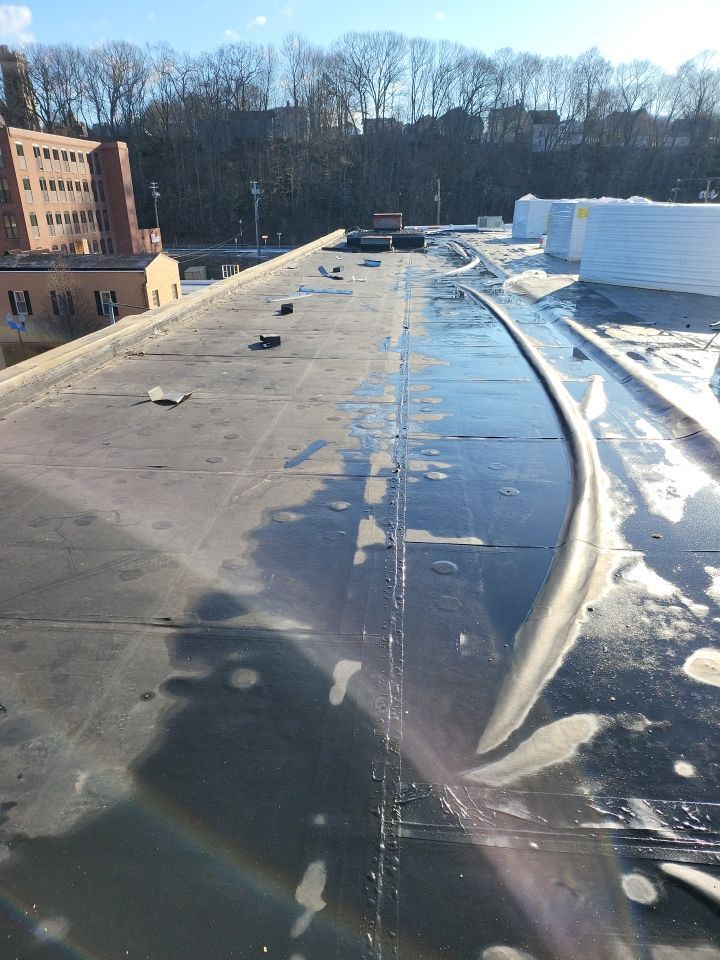 Commercial Roofing Installation using EPDM  by A Plus Exterior