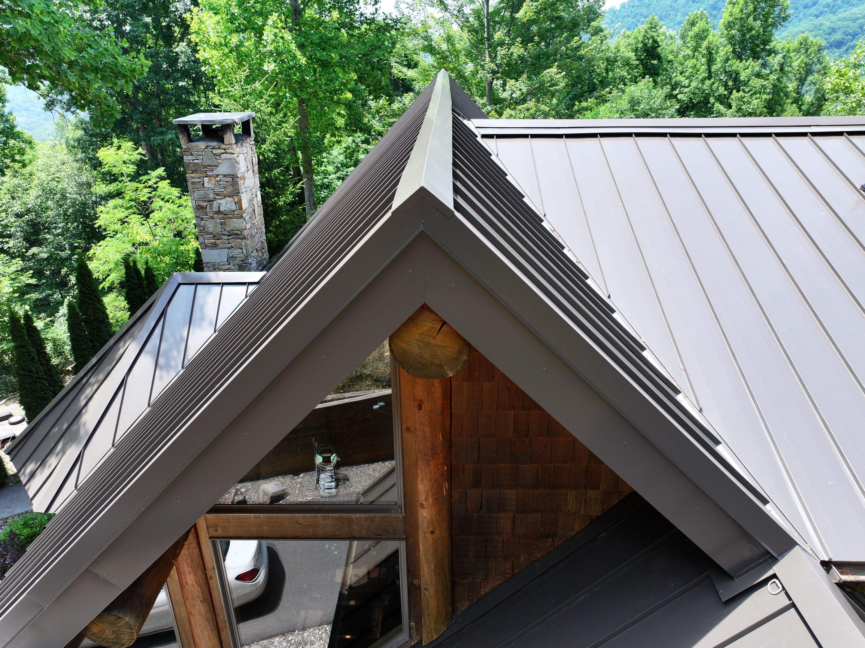 Burnished Slate Standing Seam by Omnia Roofing
