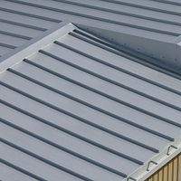 24ga 1.5" Mechanical Seam Mill Finish  by Total Roofing System The Metal Roof Experts