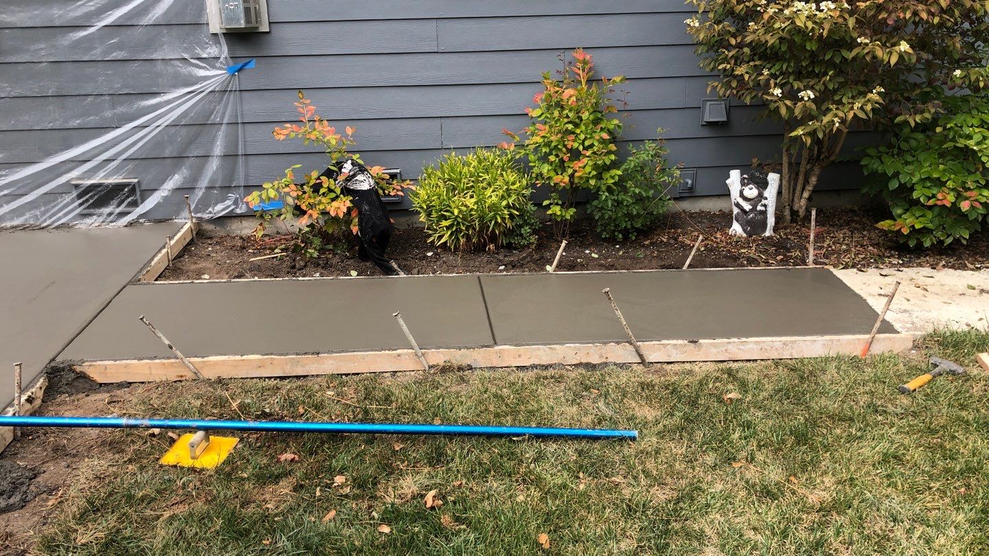  Amy | Stamped Finish Patio, Concrete Project by Jireh Asphalt & Concrete Inc 