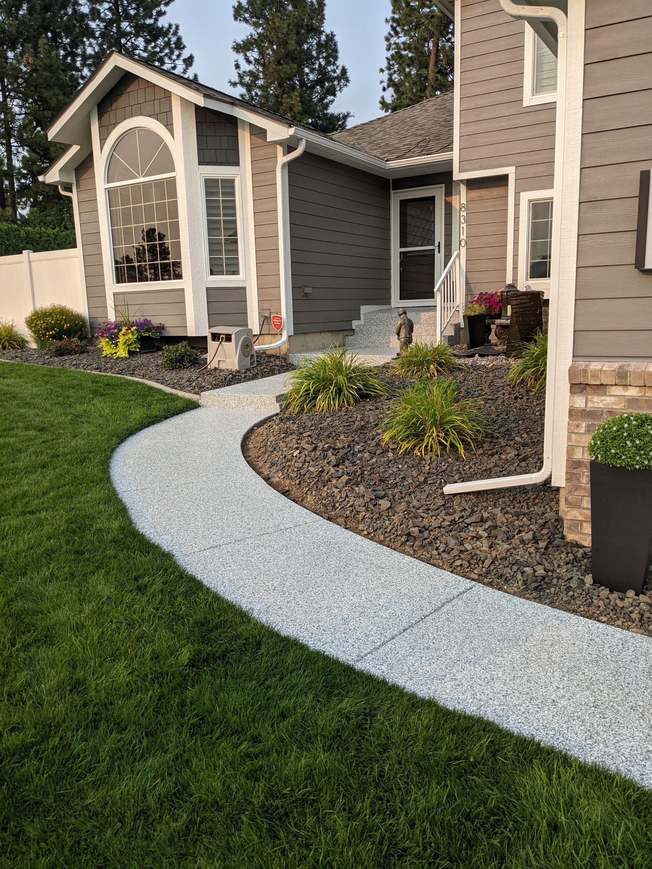 Pool Deck Transformation using Slate Stone by Croc Coatings, LLC