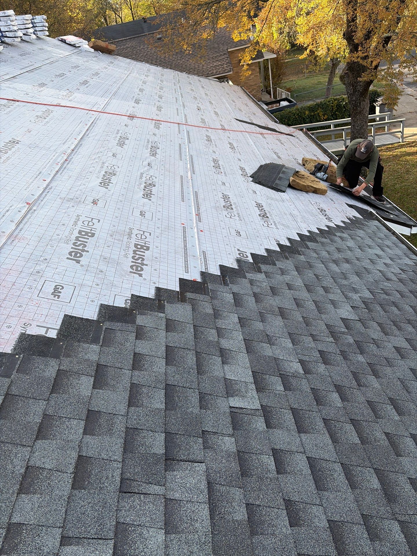 GAF Timberline HDZ Roof Replacement in Hot Springs, Arkansas by Temple Roofing and Exteriors