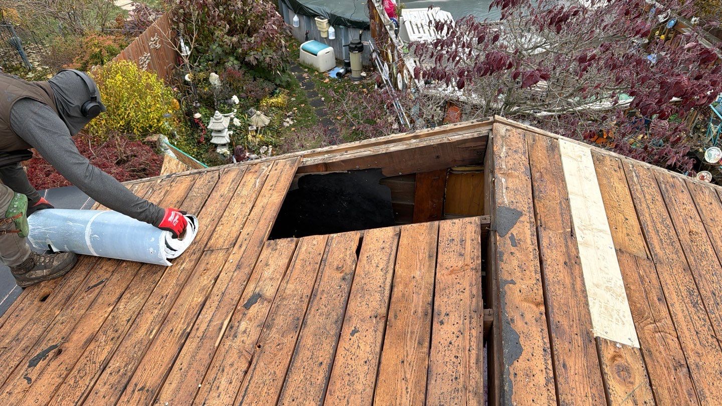 Roof Replacement using Owens Corning Aged Copper by 180 Contractors