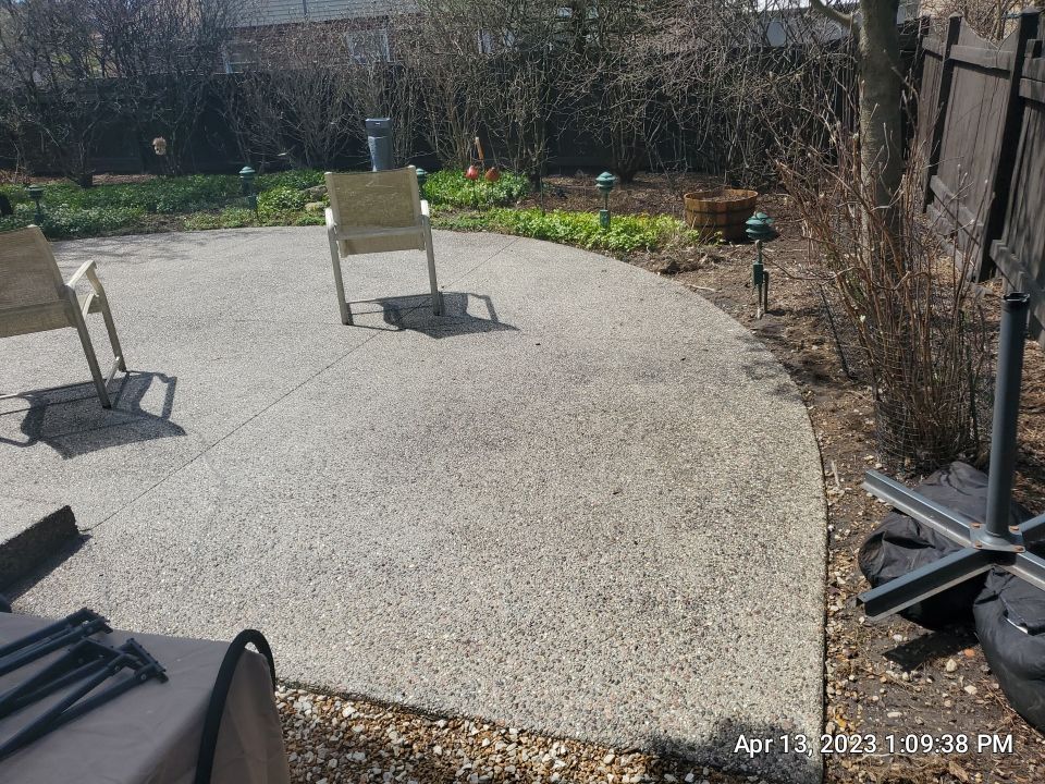 Northbrook, IL aggregate strip and re seal by Northern Power Washing LLC.