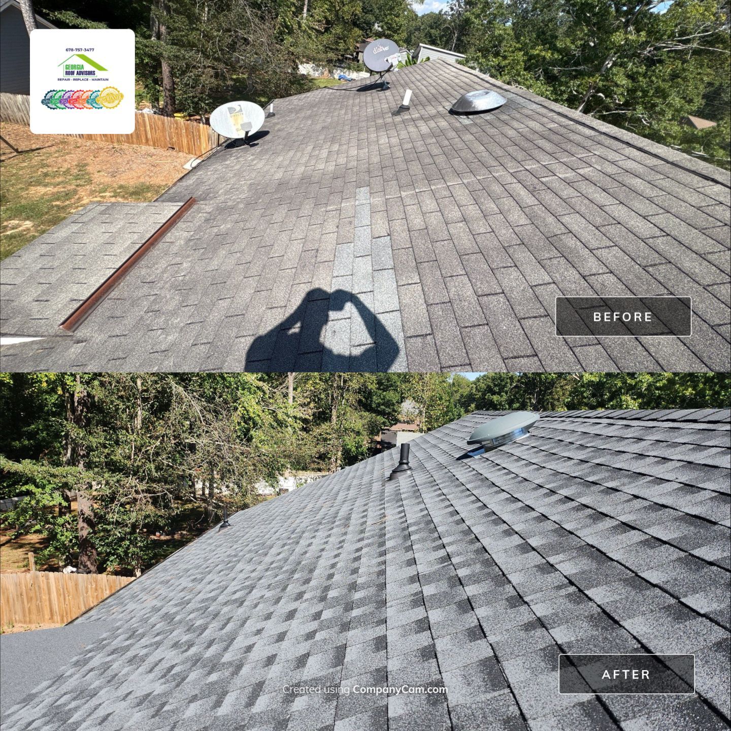 🏠 New Roof & Chimney Cap by Georgia Roof Advisors