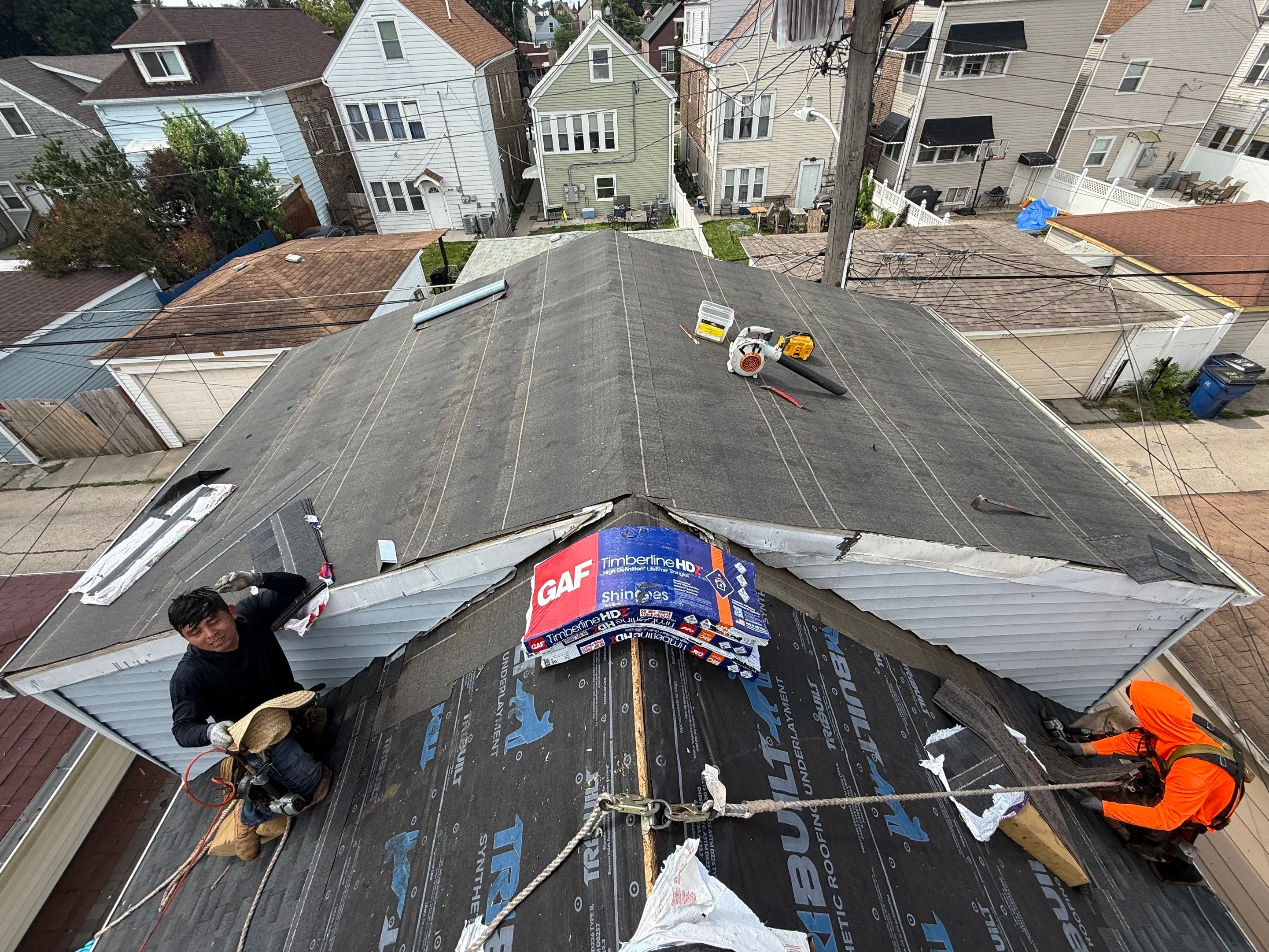 Residential roofing with GAF by Optimal Home Improvement 
