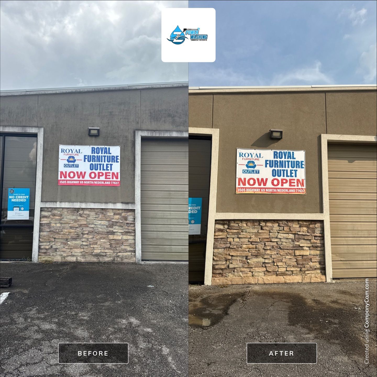 Commercial Exterior and Walkway Cleaning in Nederland by Zeal Power Washing