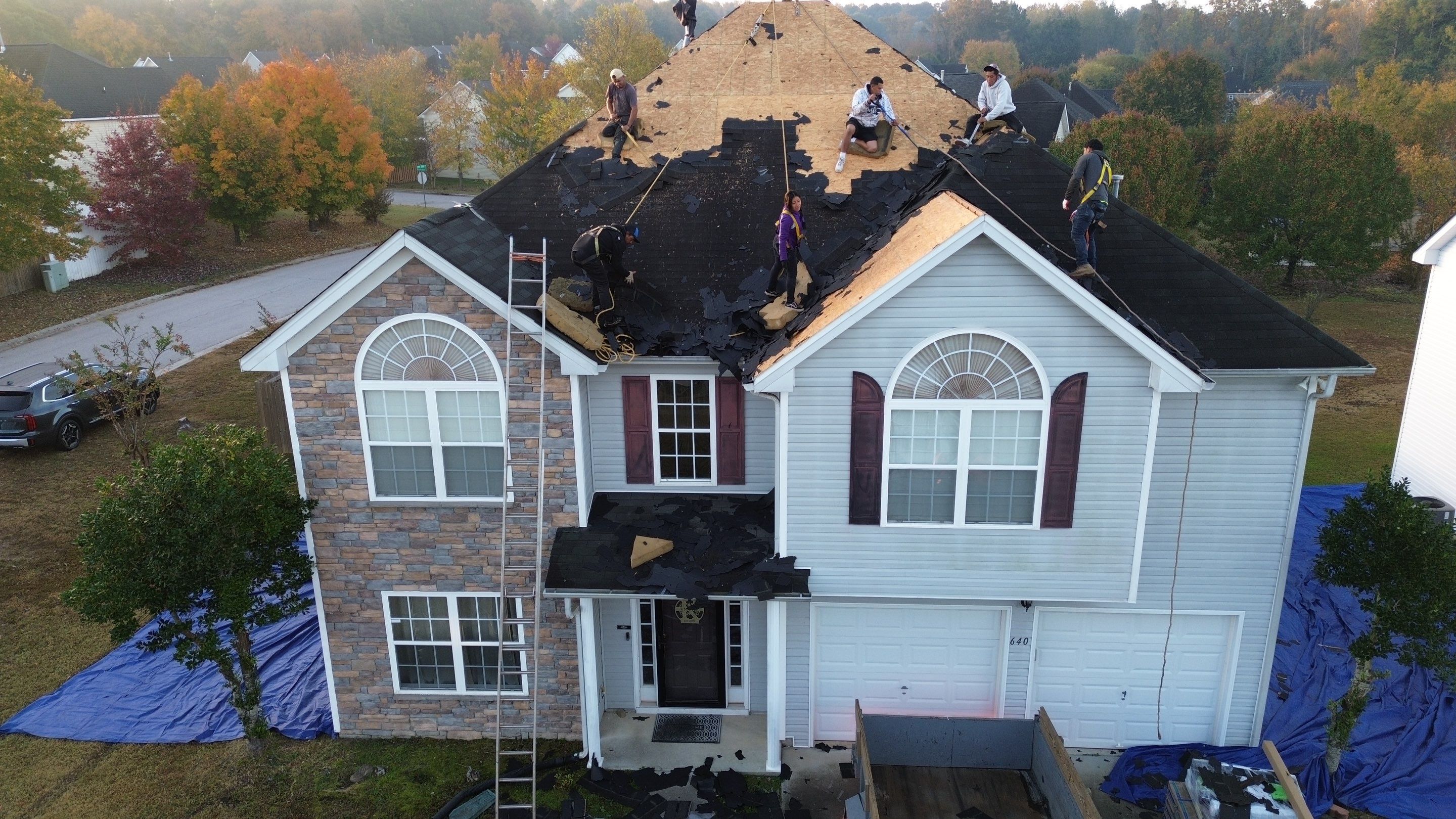 Roof replacement by hail damage by Just Brilliant Restoration JBR