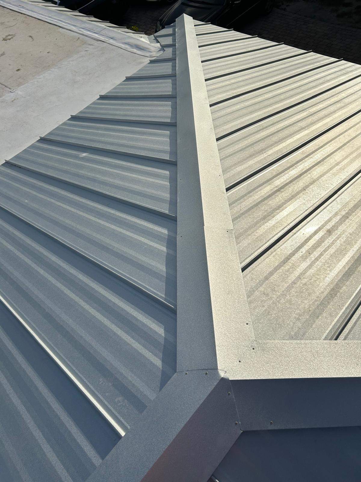 24ga 1" Nail-Strip Mill Finish by Total Roofing System The Metal Roof Experts