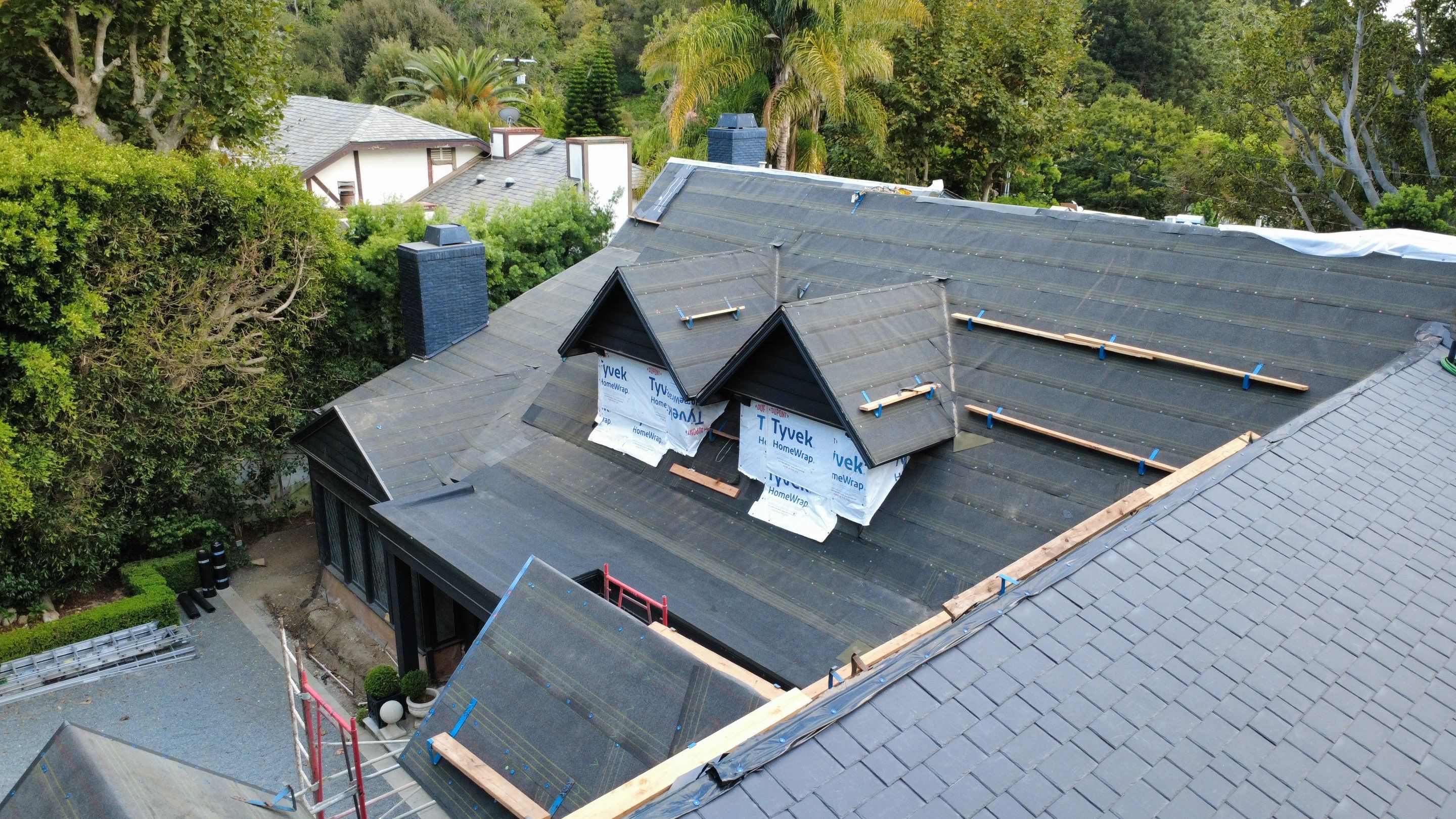 Synthetic Slate Tile Project in Brentwood by Hull Brothers Roofing