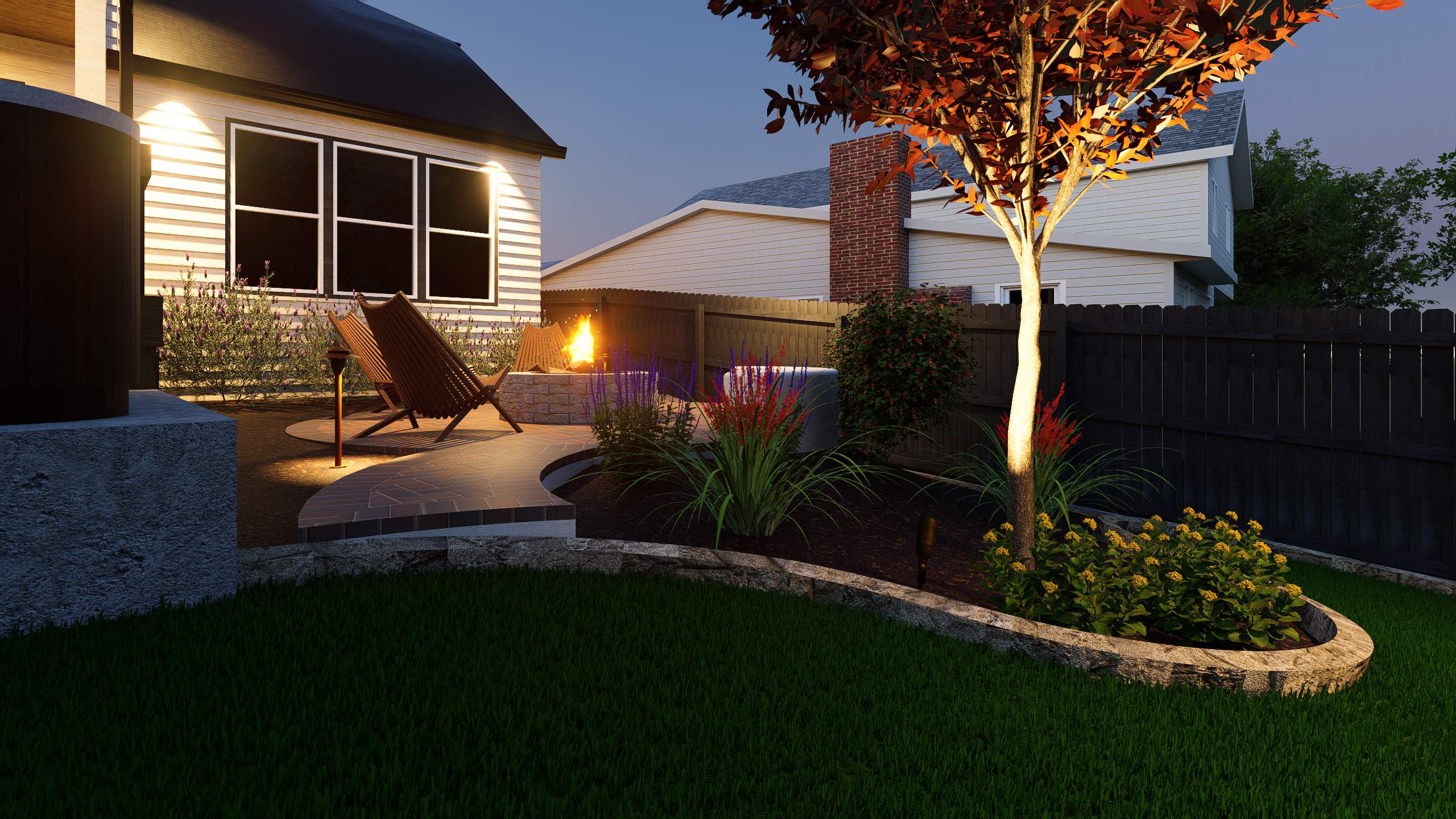 3D Design Render, San Antonio TX by Hole In One Lawns, LLC