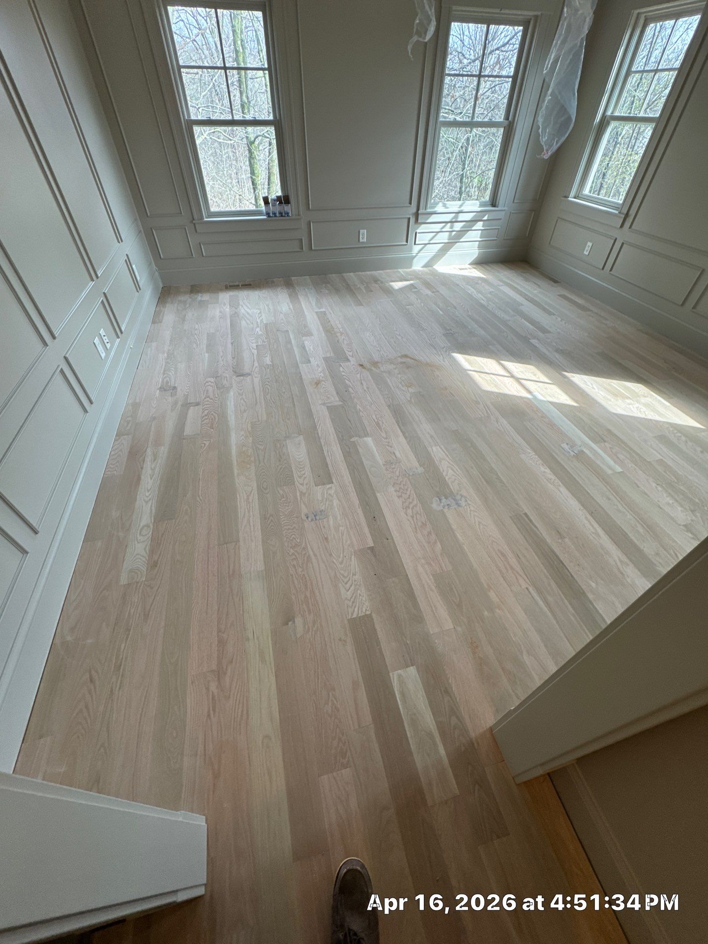 Sand and Finish, Herringbone Feature! by RTBaldwin Hardwood Floors
