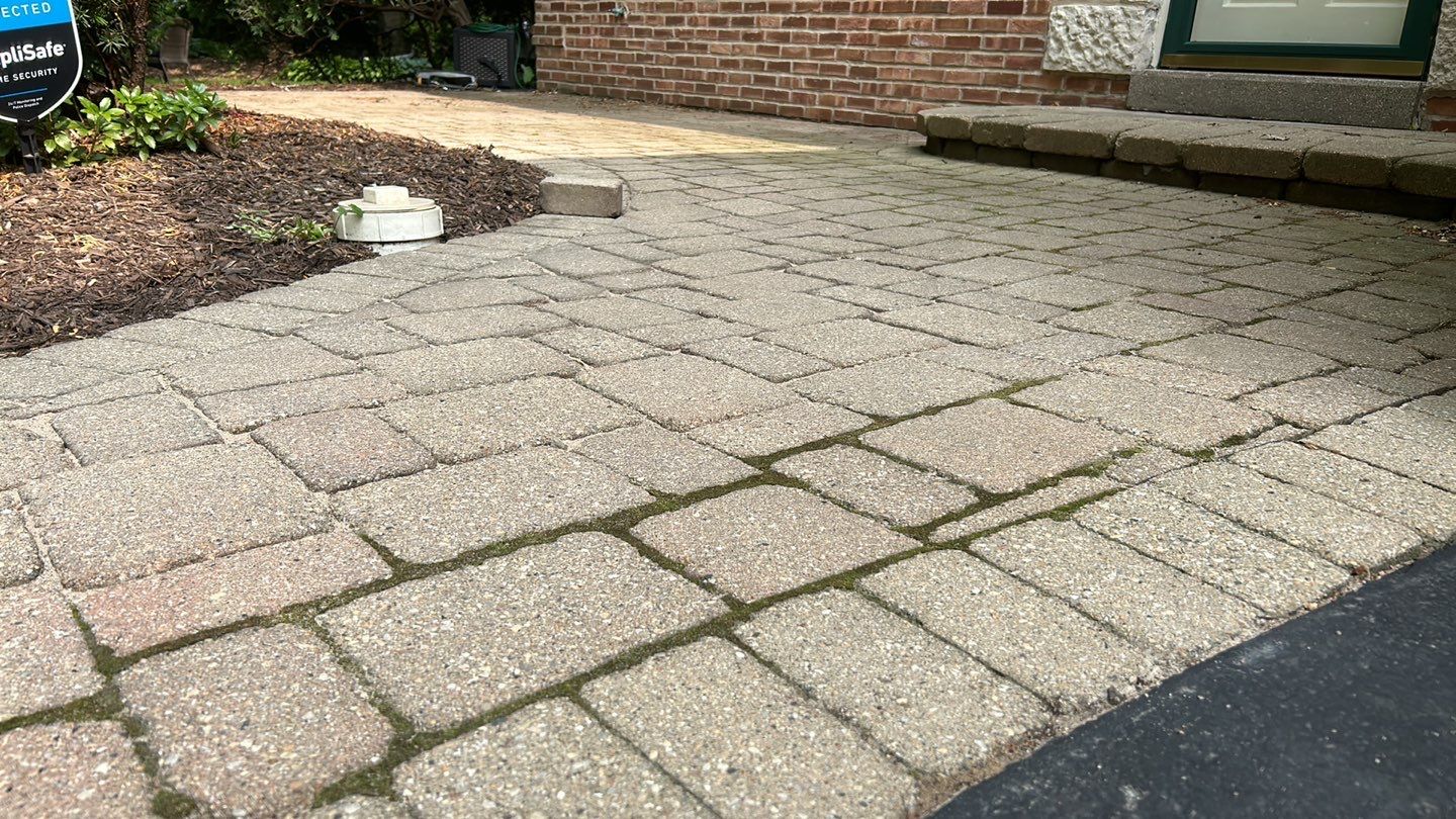 brick paver repair, clean and seal using Surebond SB-1300 by Northern Power Washing LLC.