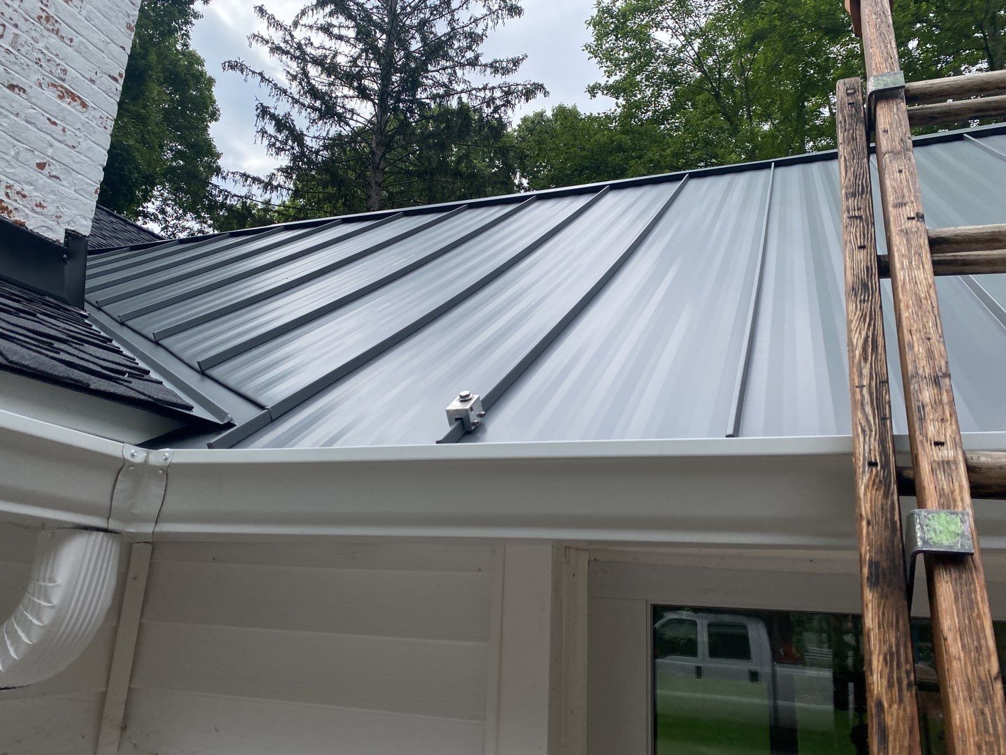 New CertainTeed Presidential Shake Roof with Standing Seam Accents by Runyon & Sons Roofing