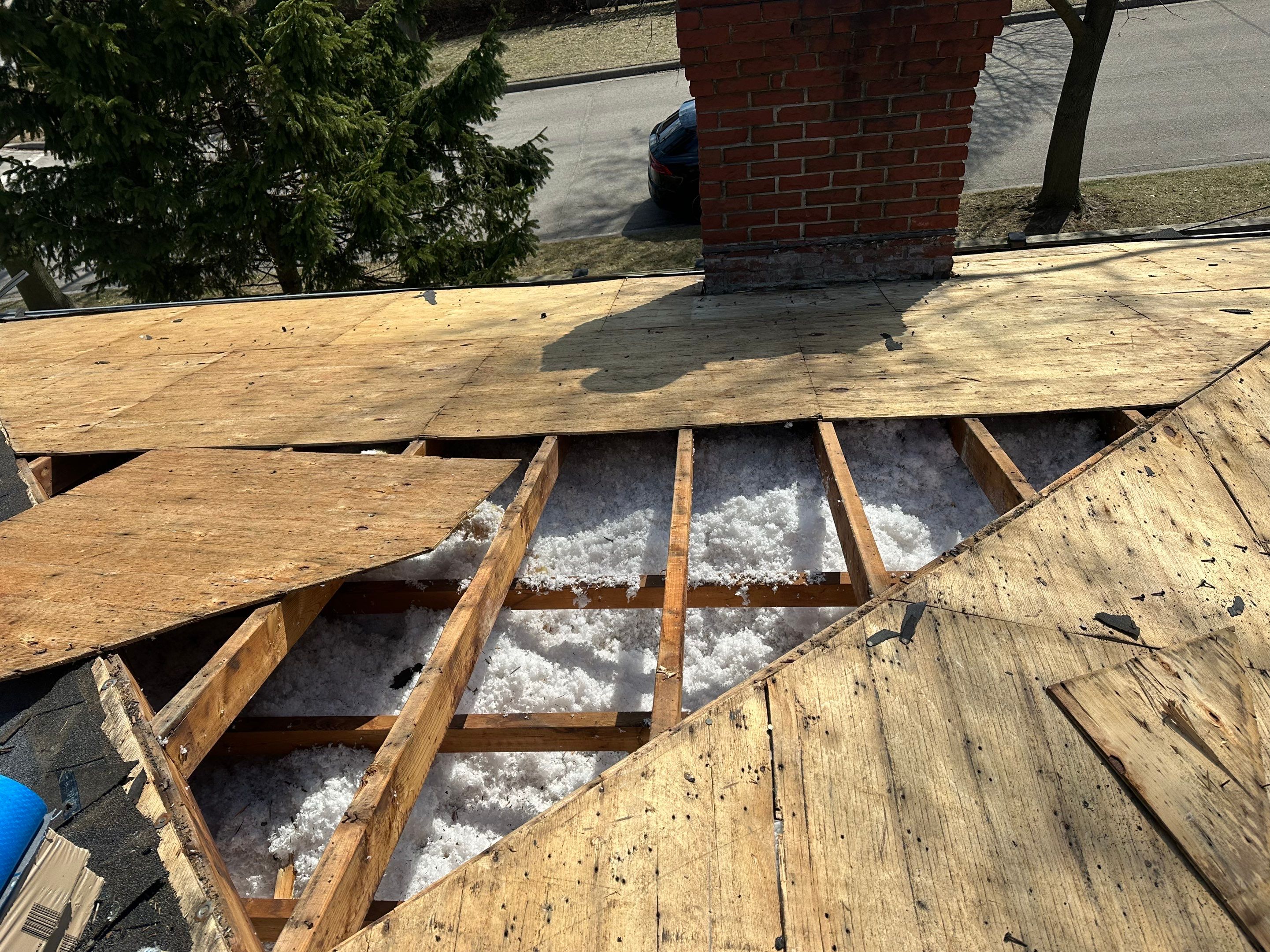 Project in Burlington by The Roofing Crew