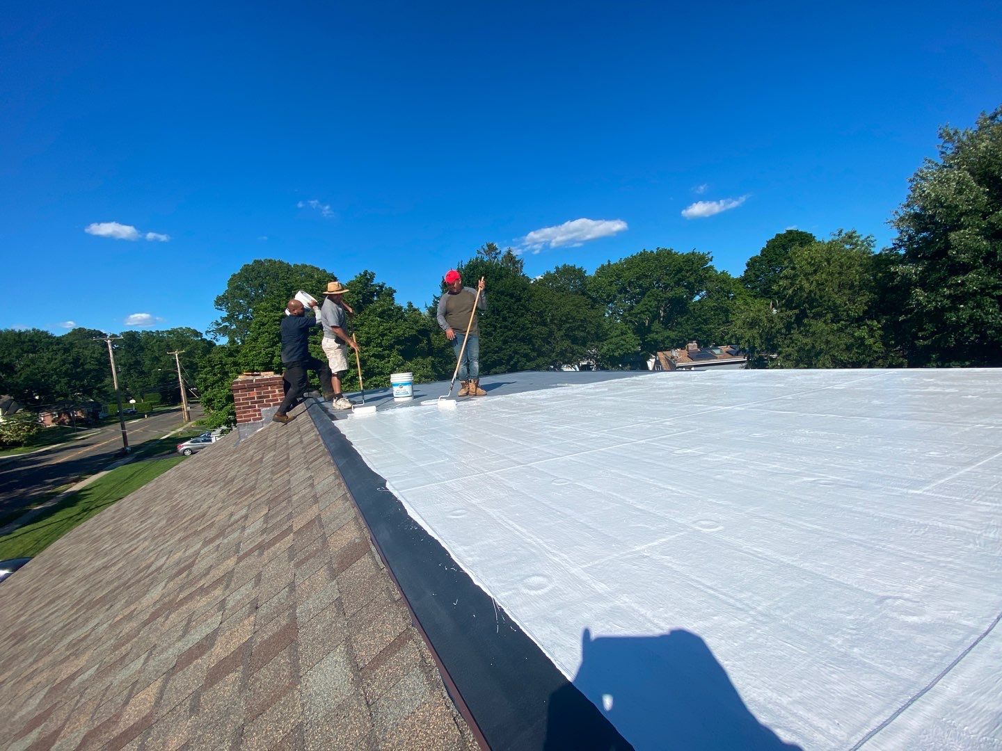 Residential Roofing Installation using Owens Corning Duration Driftwood by A Plus Exterior