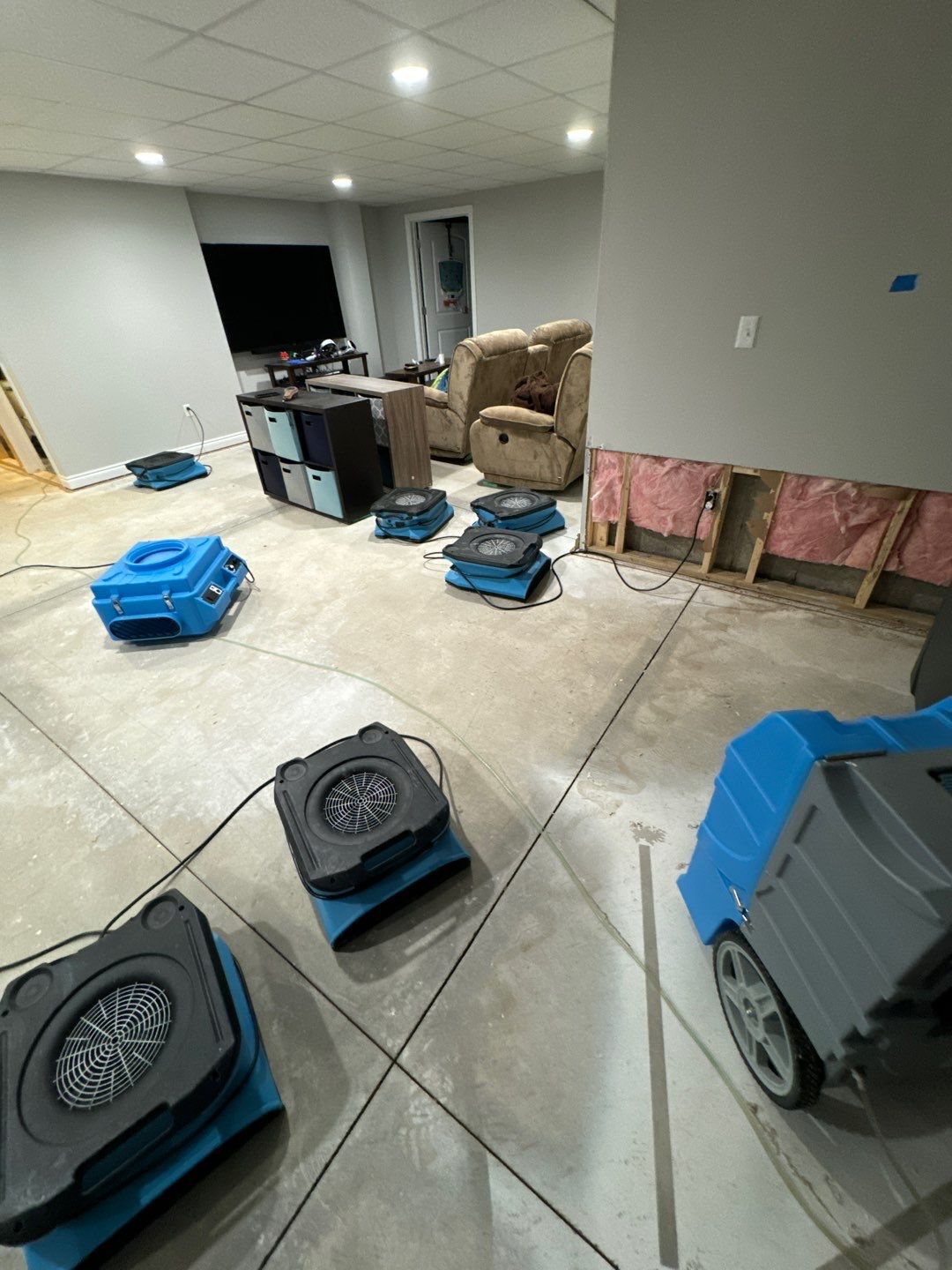 Project in South Lyon by EzDry Water Mitigation & Property Restoration