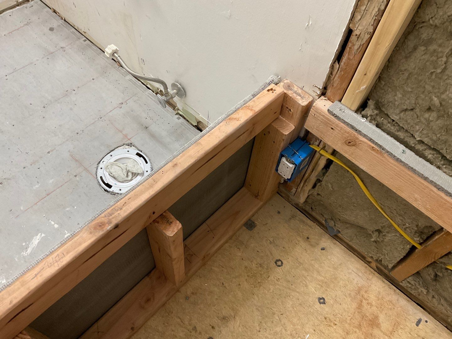 Bathroom Remodel using Two new bathroom design and new floors by Alpha Design Services