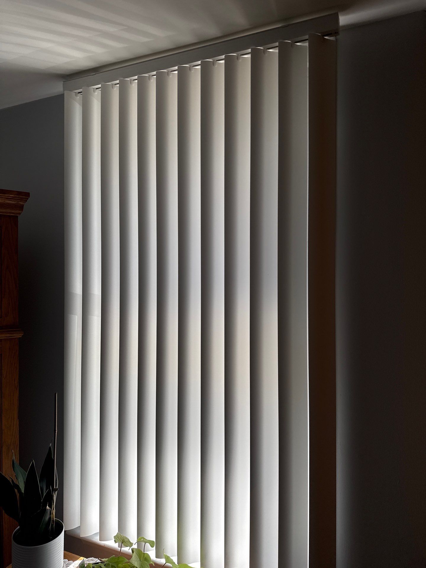 Vertical Blind Project in North Beach, MD by Southern Maryland Custom Blinds