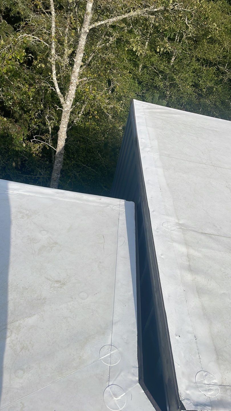 Commercial Roofing Installation using GAF 60Mil TPO  by Orezona Building & Roofing Company, Inc.