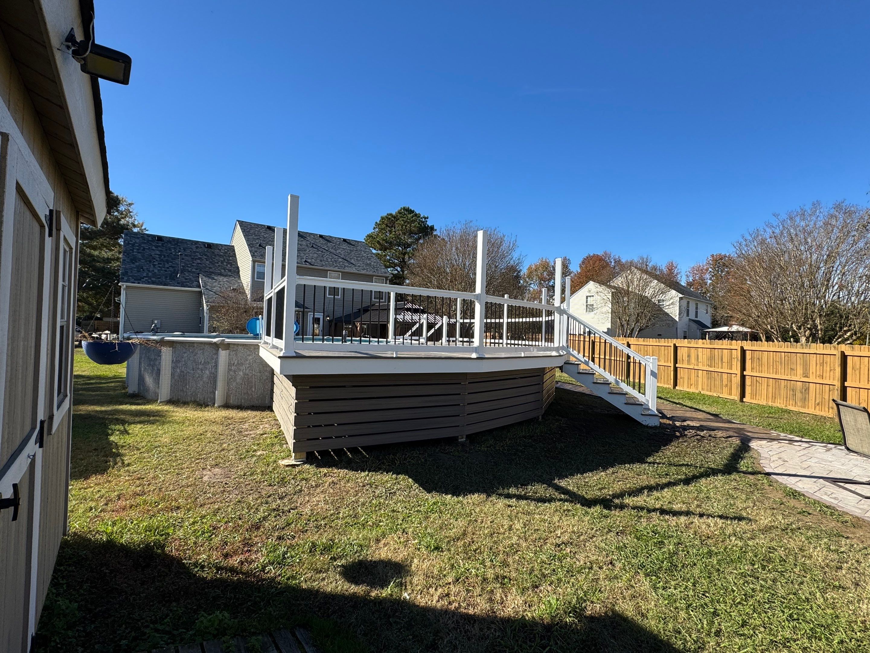 Stunning New Deck! by Tidewater Fence