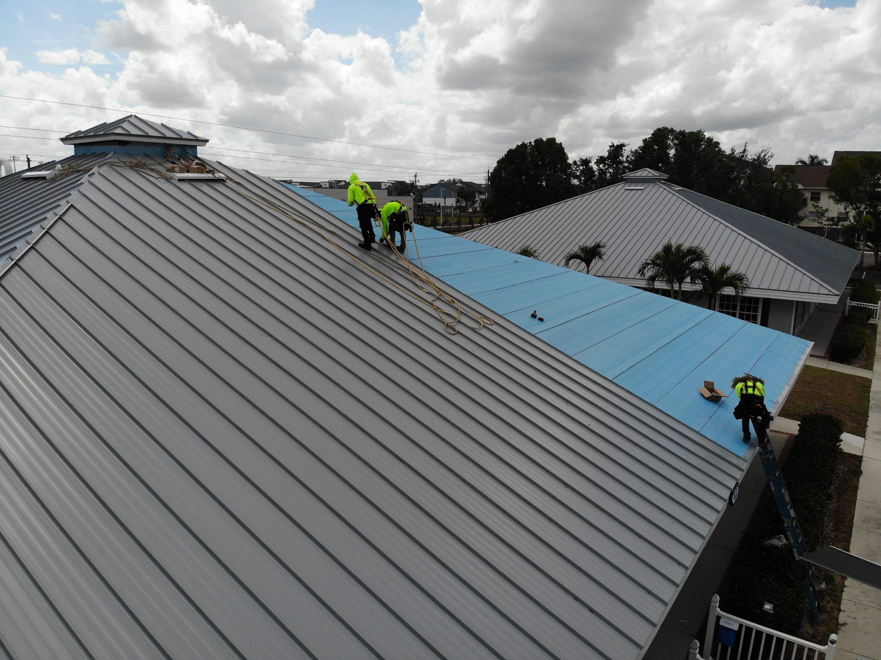 Commercial Standing Seam Metal Replacement in Fort Myers, FL by International Roofing