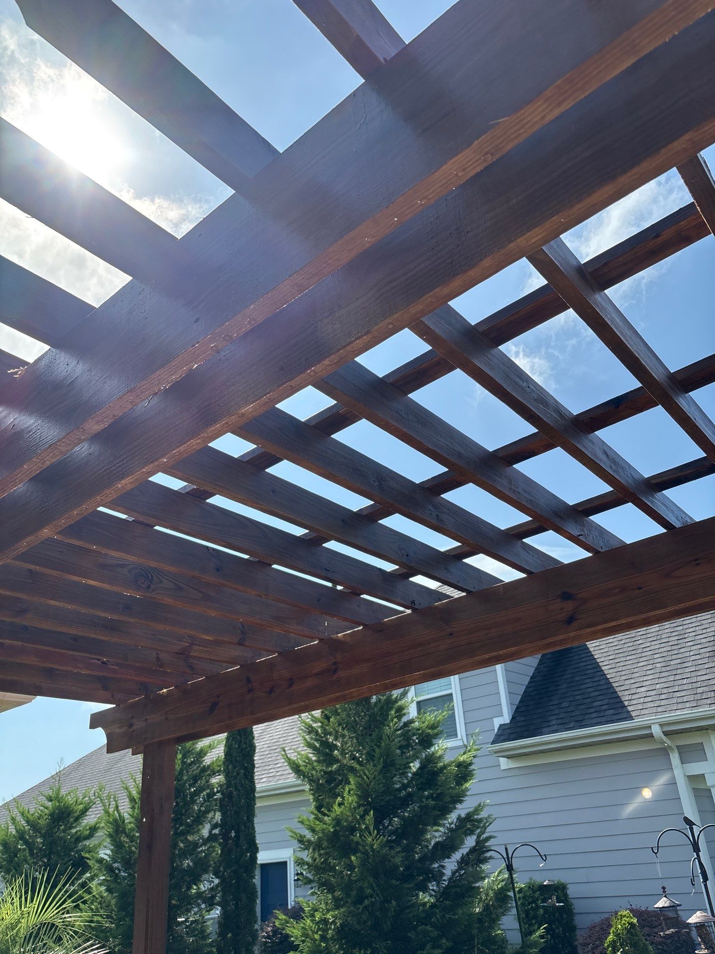 Wood Pergola using Wood Sealant by DuraSeal