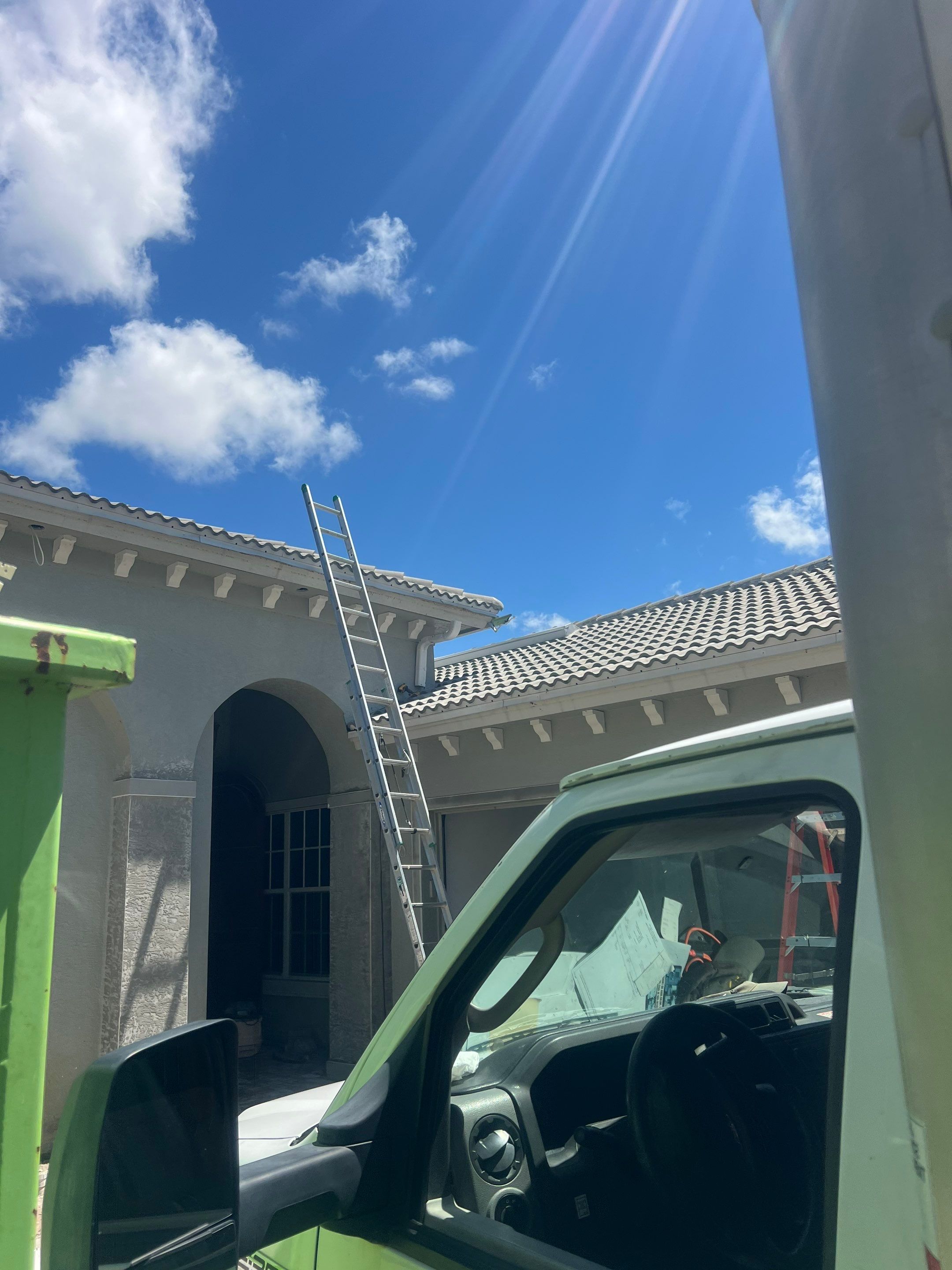 6 Inch Seamless Gutters and Downspout Installation in Naples FL by Gutter Professors