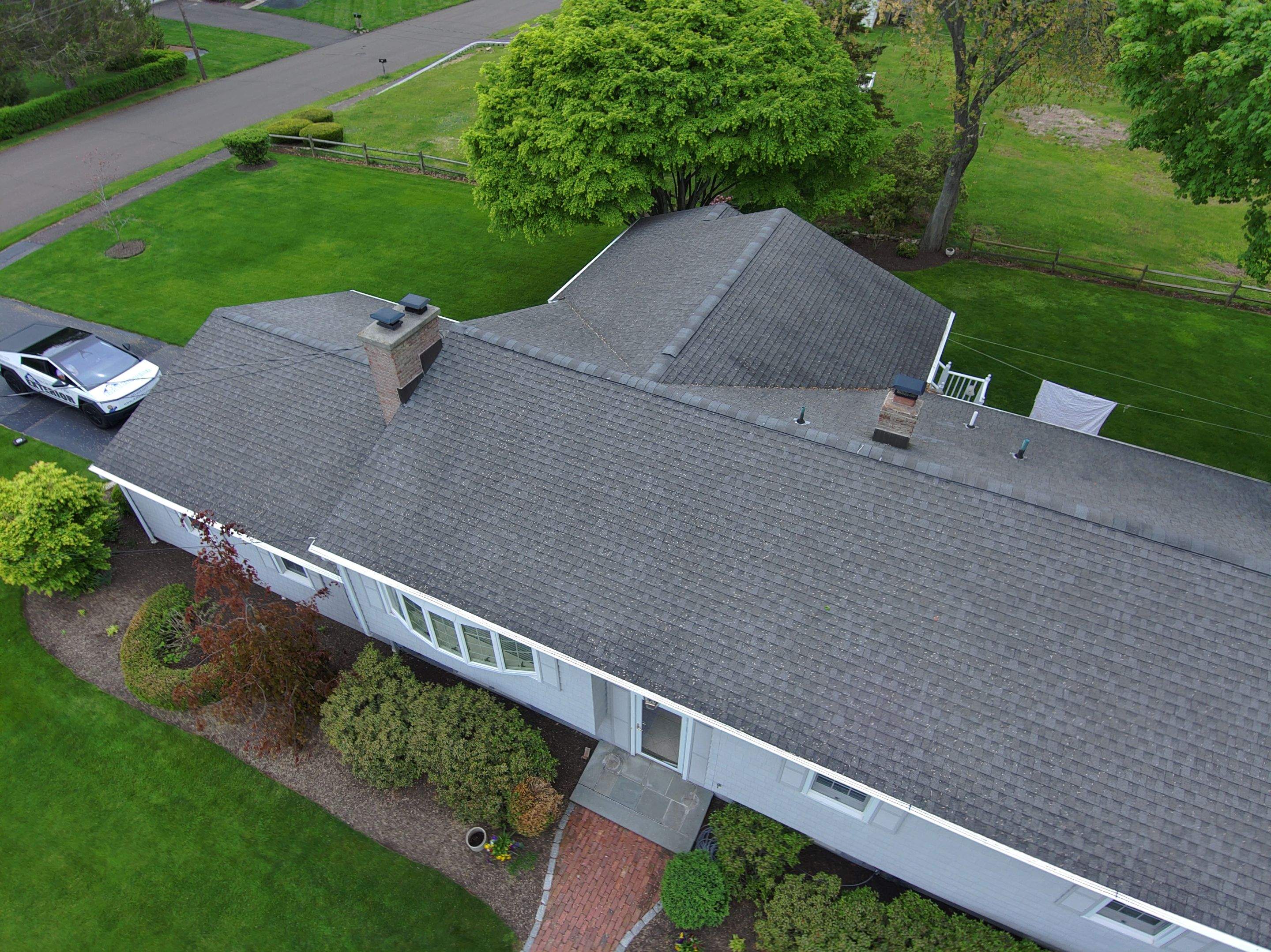 Residential Roof Replacement and Shingle Installation in North Haven by A Plus Exterior