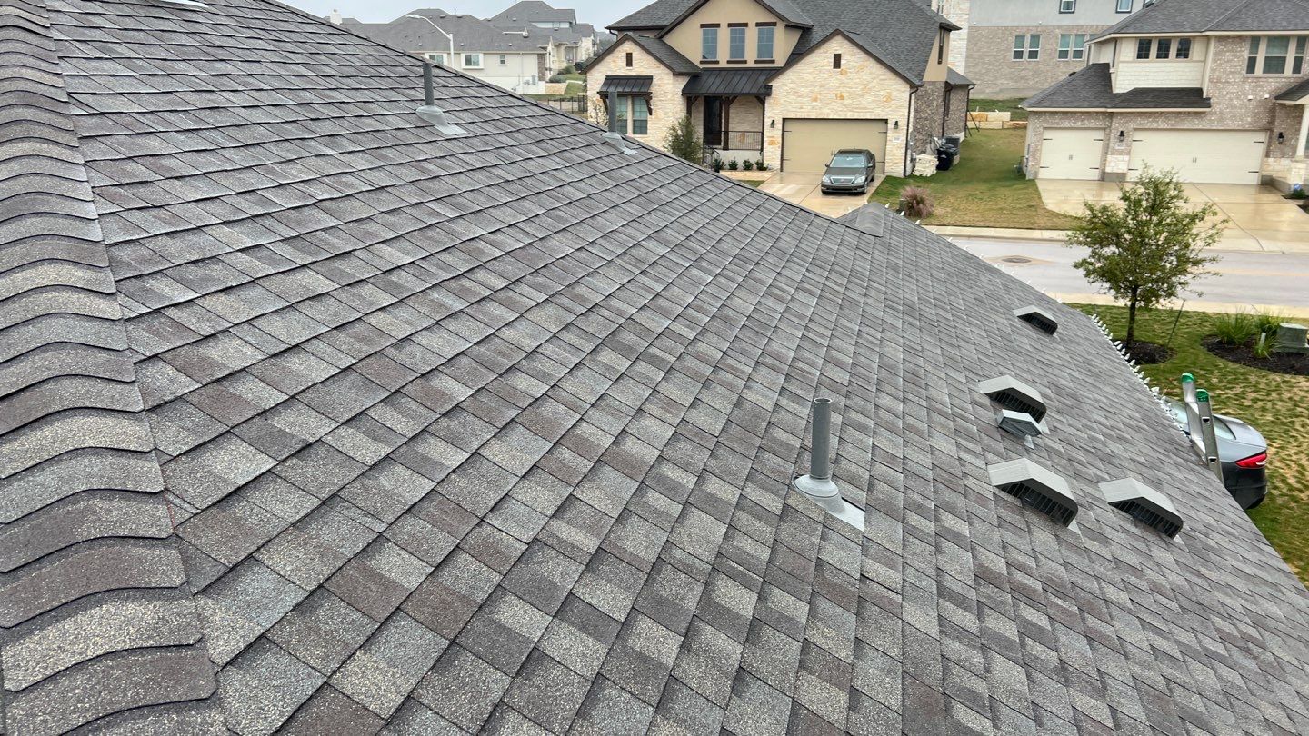 Hail claim roof replacement by Oakwood Roofing and Construction, LLC