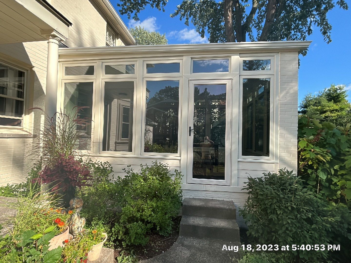 Window Installation using Andersen Windows E-Series with aluminum clad by Smart Roof
