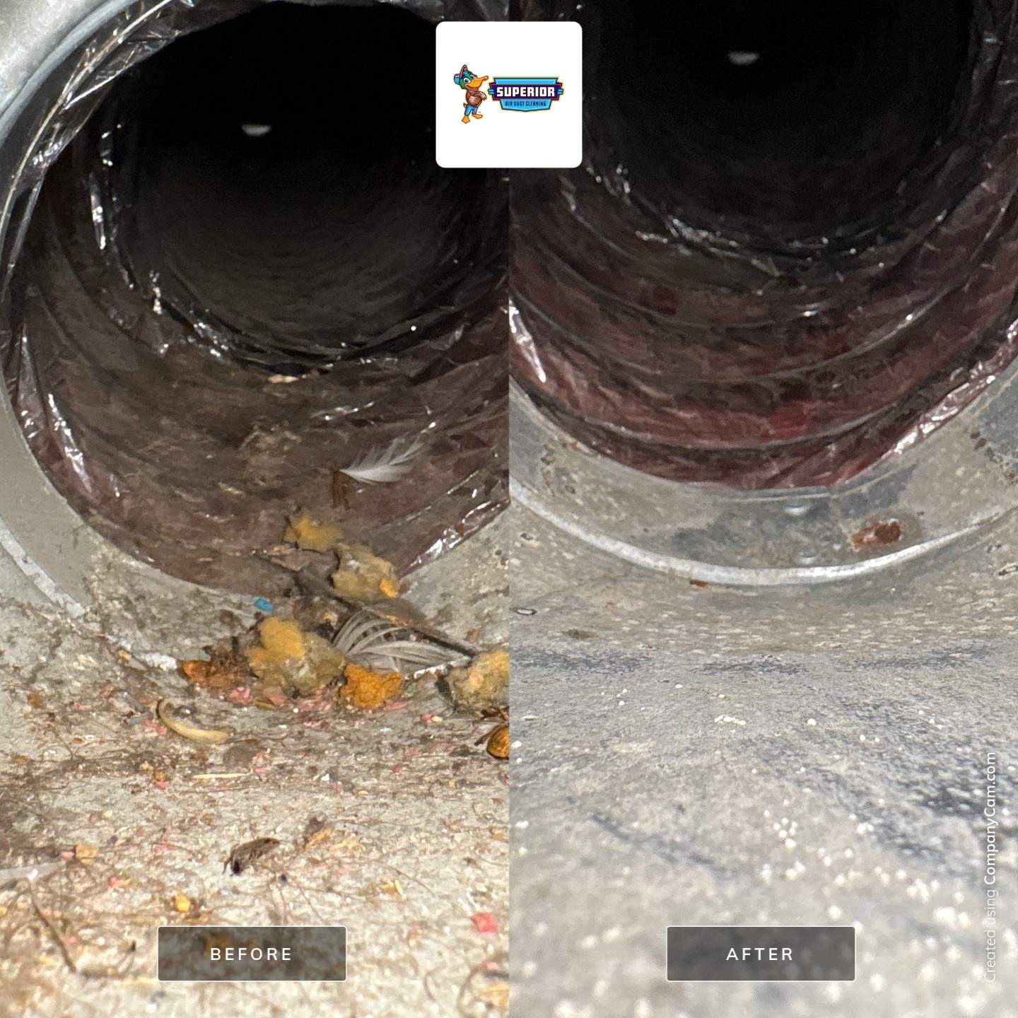 Air Duct Cleaning With a Vacuum Truck in Canfield, OH by Superior Air Duct Cleaning