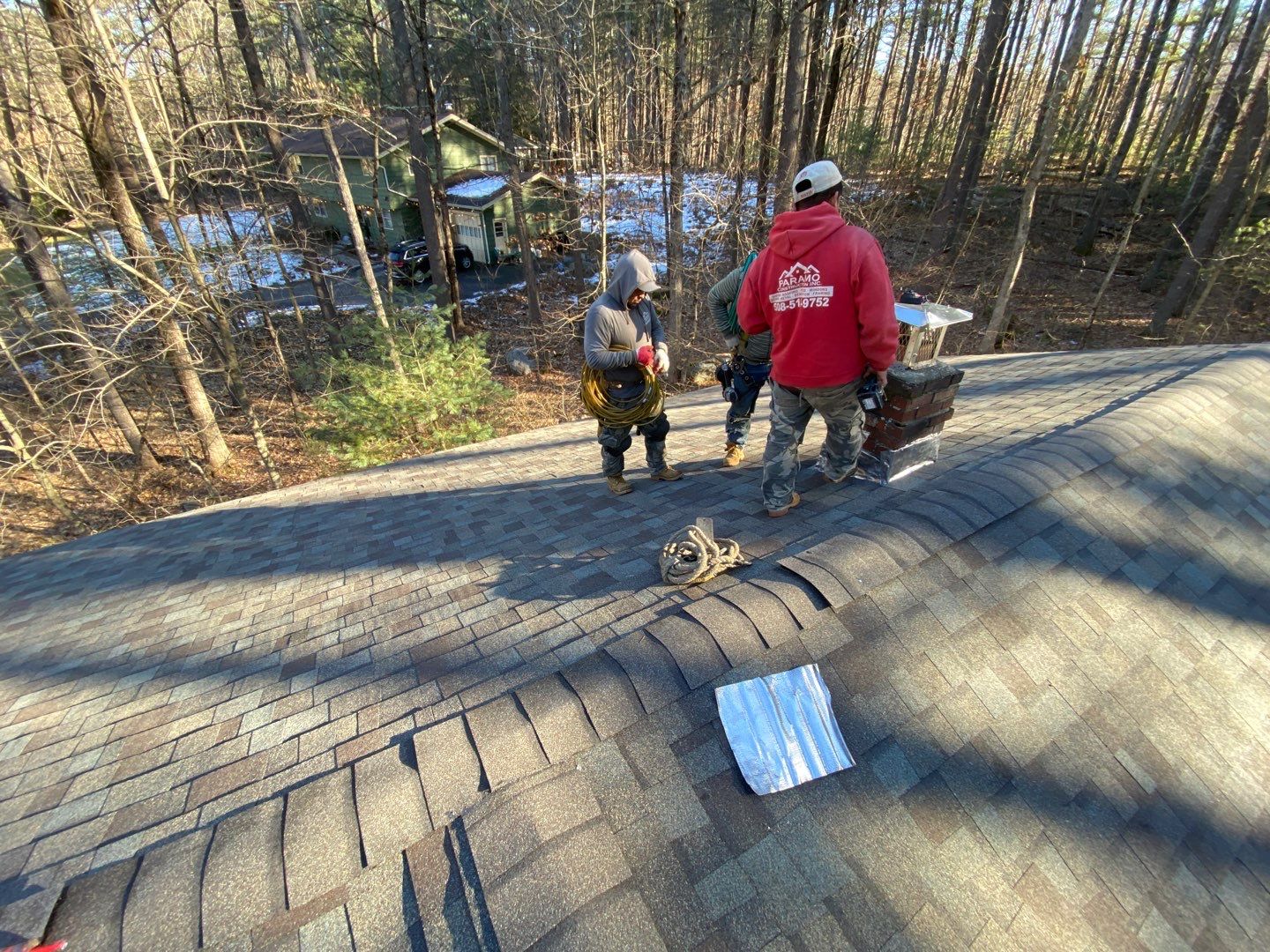 Residential Roofing Installation using Owens Corning TruDefinition by Sensible Home Solutions