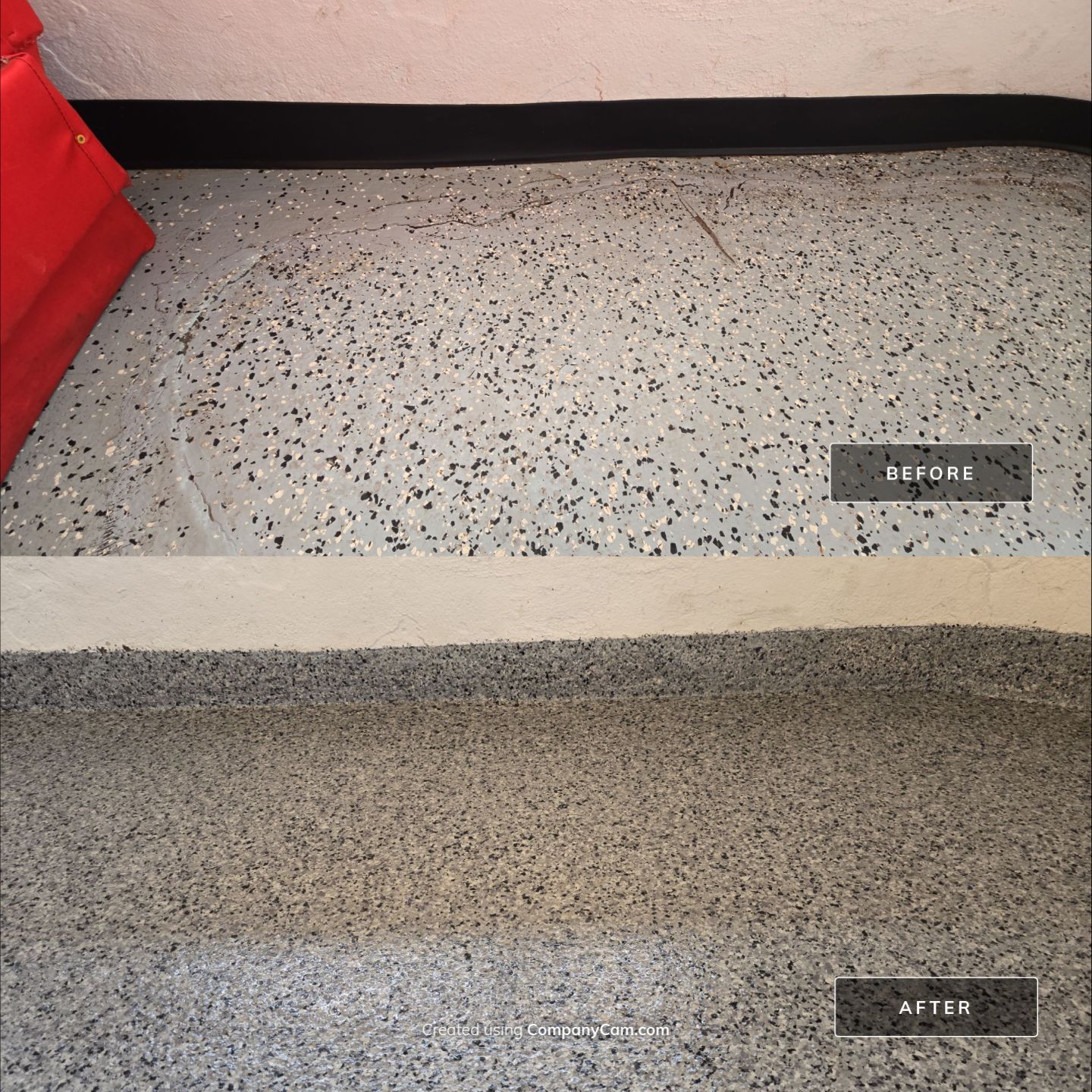 Check it out! Steelwheel Corner gets a new floor! by Elite Floor Solutions