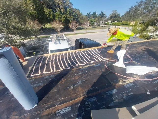 Residential Re-Roof using Polyglass Self-Adhered Flat Deck by First Due Roofing