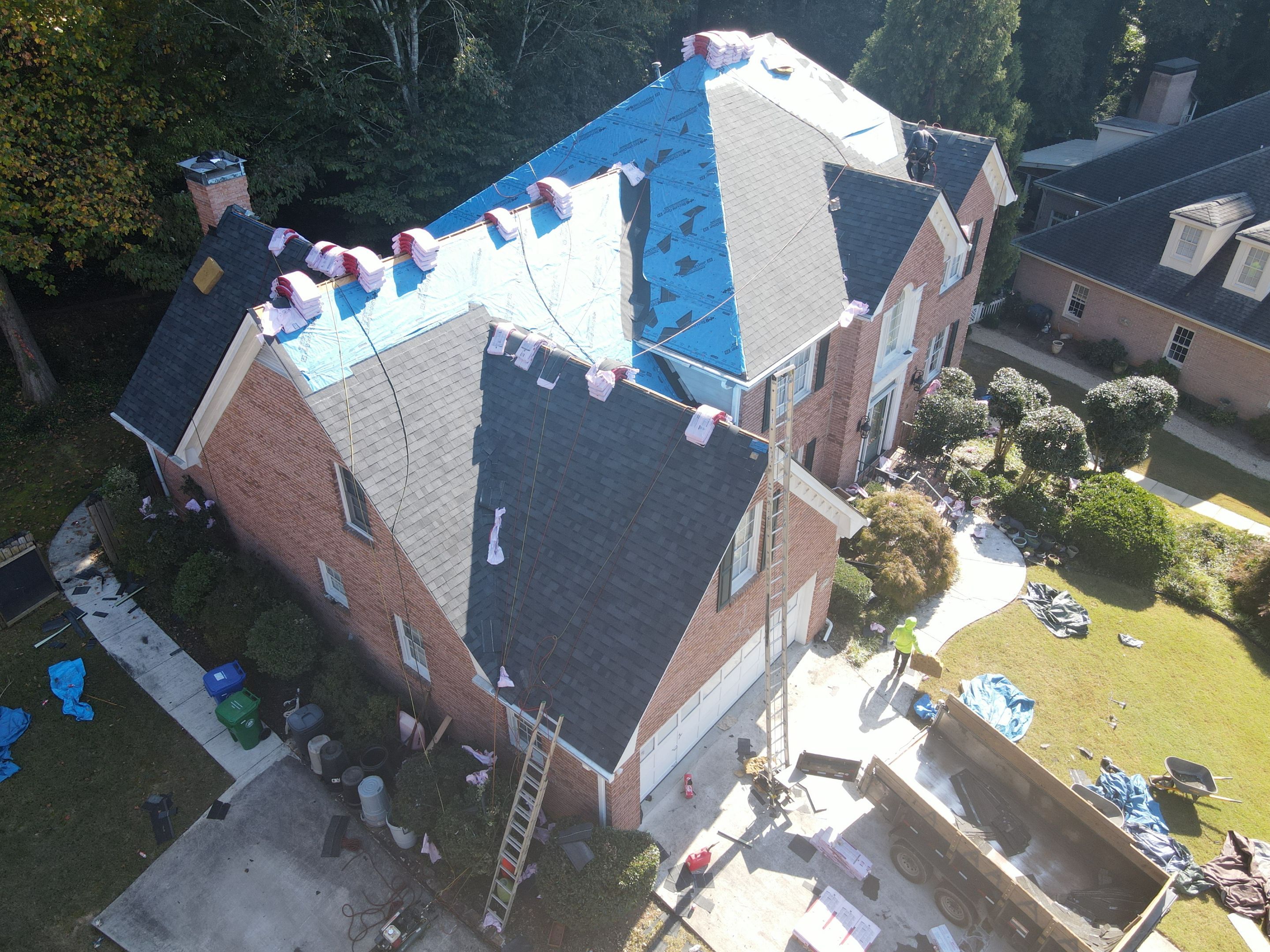 Residential Roofing Installation using Owens Corning by Inspector Roofing and Restoration