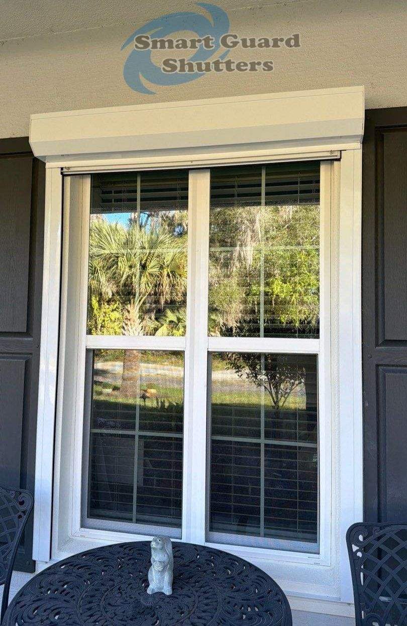 Rolling Shutters in White by Smart Guard Shutters