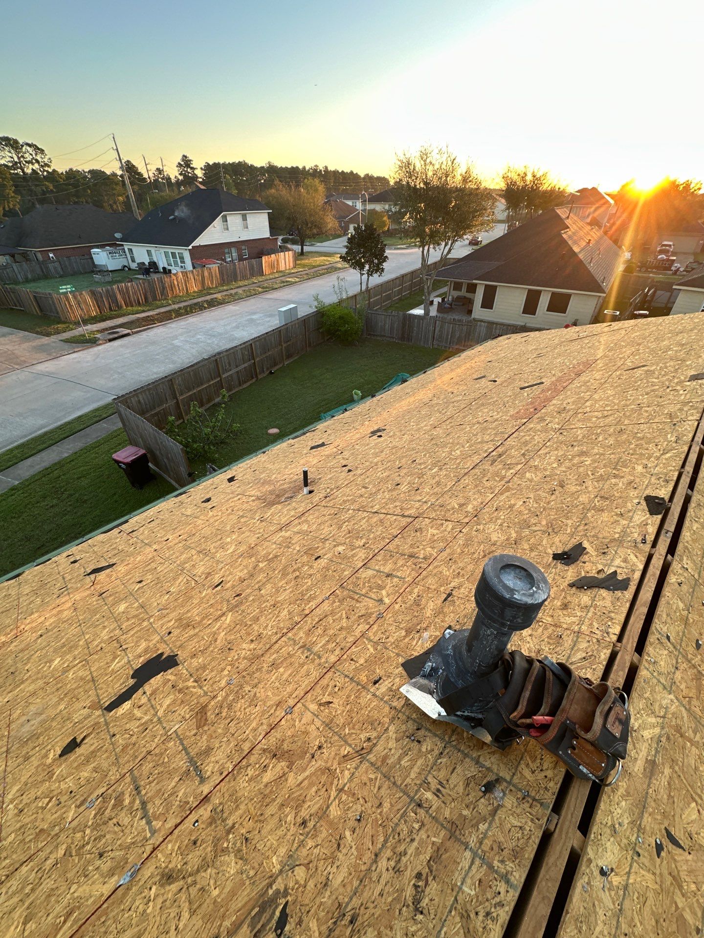 Project in Houston by Motion Roofing