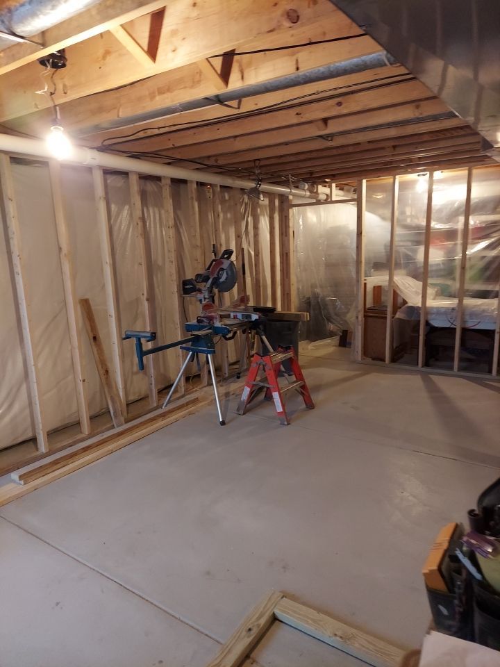 Basement Remodel by Ivy Lea Construction