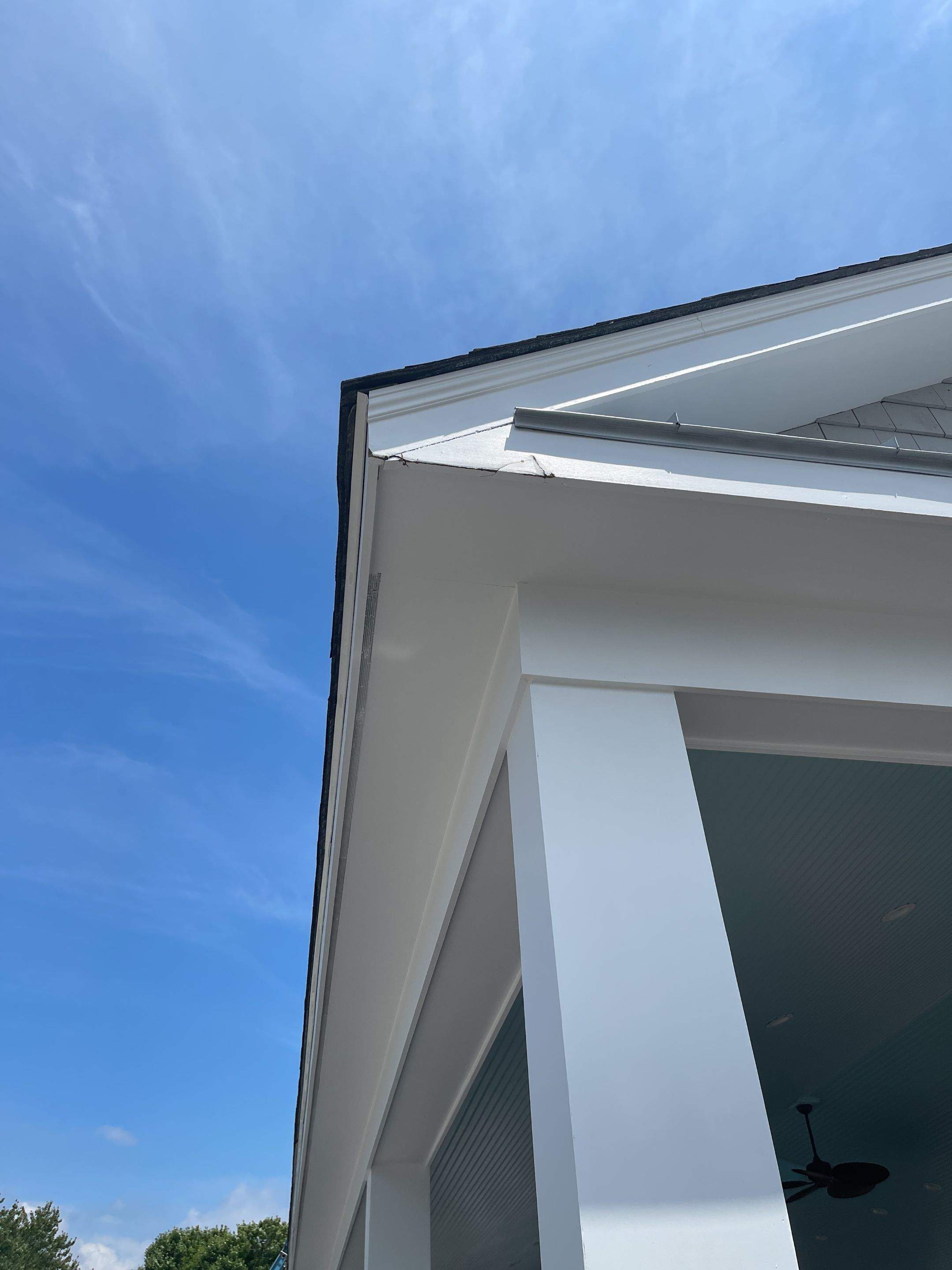 Gutter Installation using Galvanized steel 6" K Style by A Plus Exterior