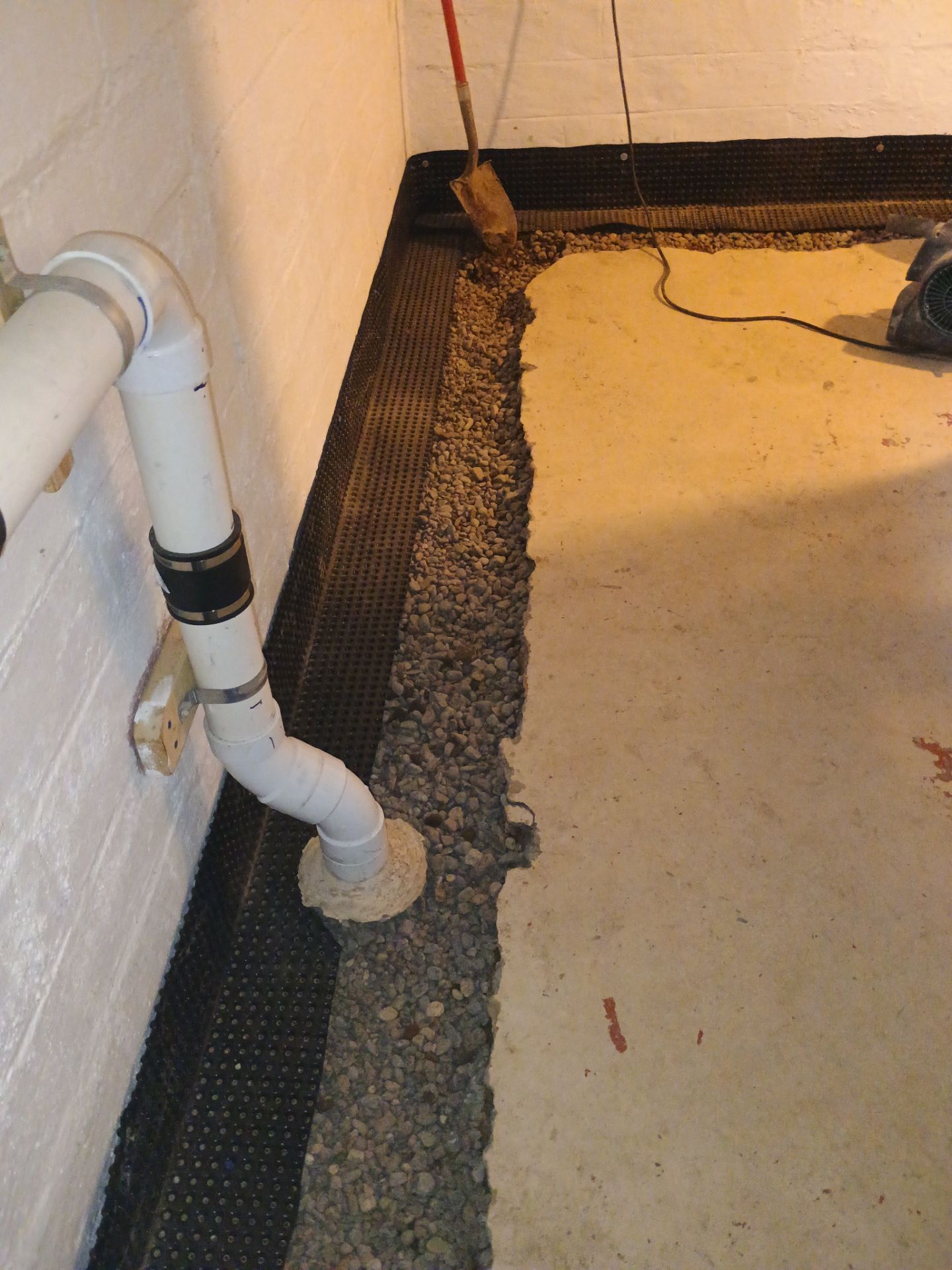 Another Drain Tile Project in the Books by Waterproofing Northeast