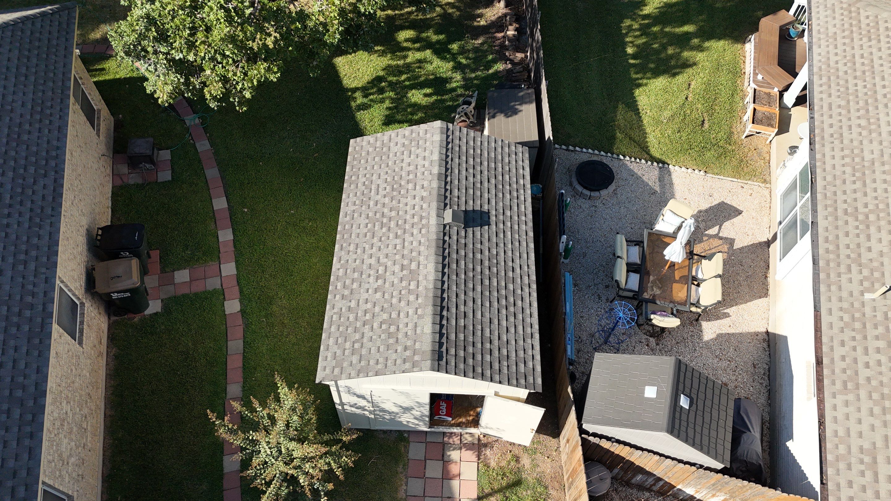 Residential Roof Replacement using GAF - HDZ - Weathered Wood by Action Exteriors Austin