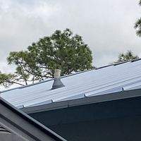 24ga 1" Nail-Strip Mill Finish by Total Roofing System The Metal Roof Experts