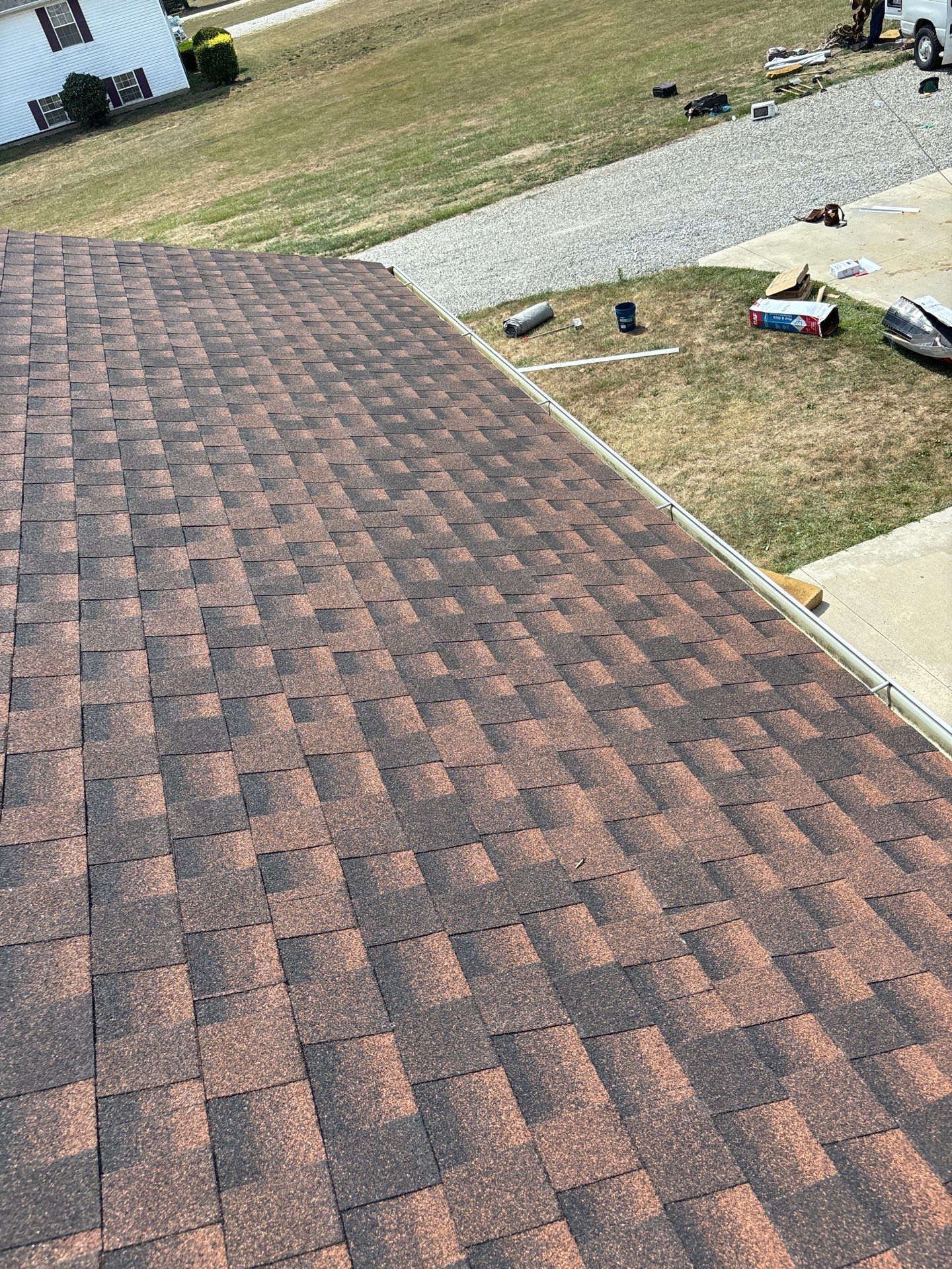 Residential Roofing Installation using Timberline HDZ Shingles - Hickory by RoofX 